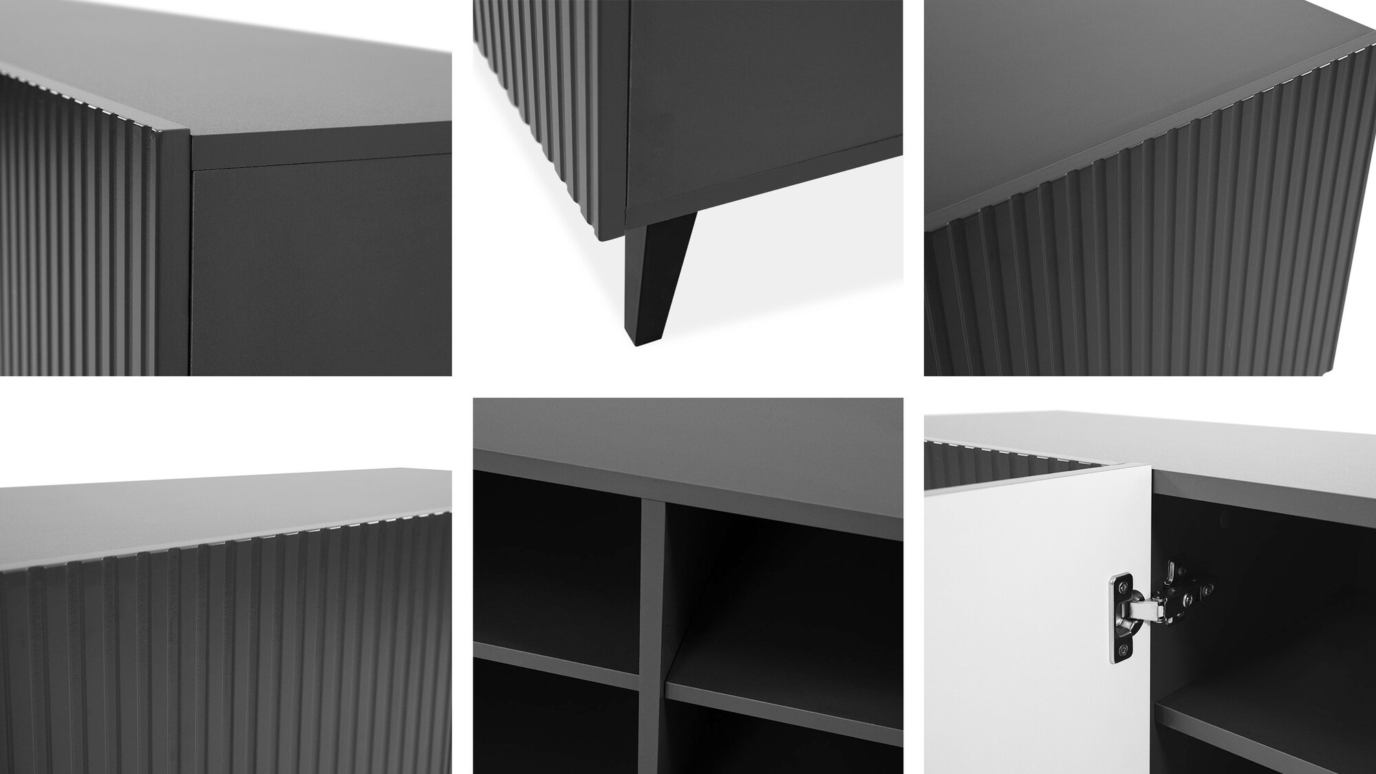 TV stand Comes I (Anthracite)