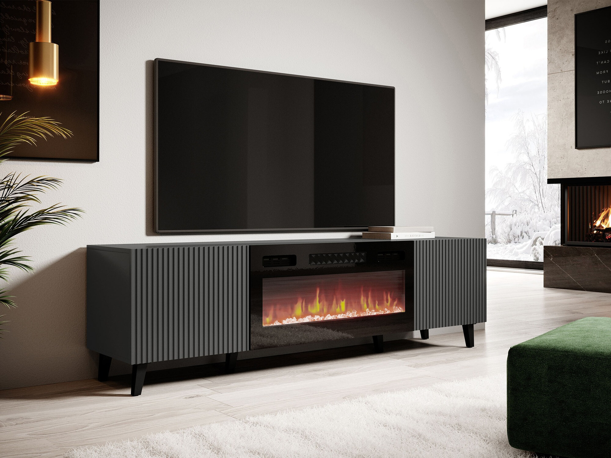 TV stand Comes II (Anthracite)