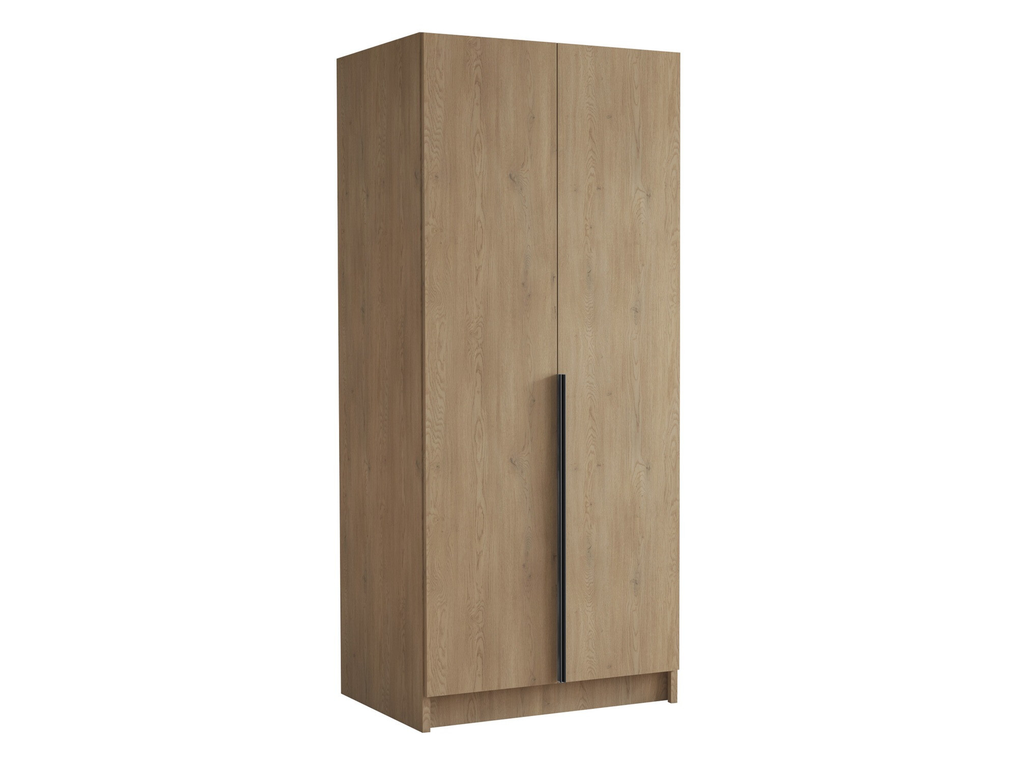 Wardrobe Closico Staton I (Lighwood + Black)
