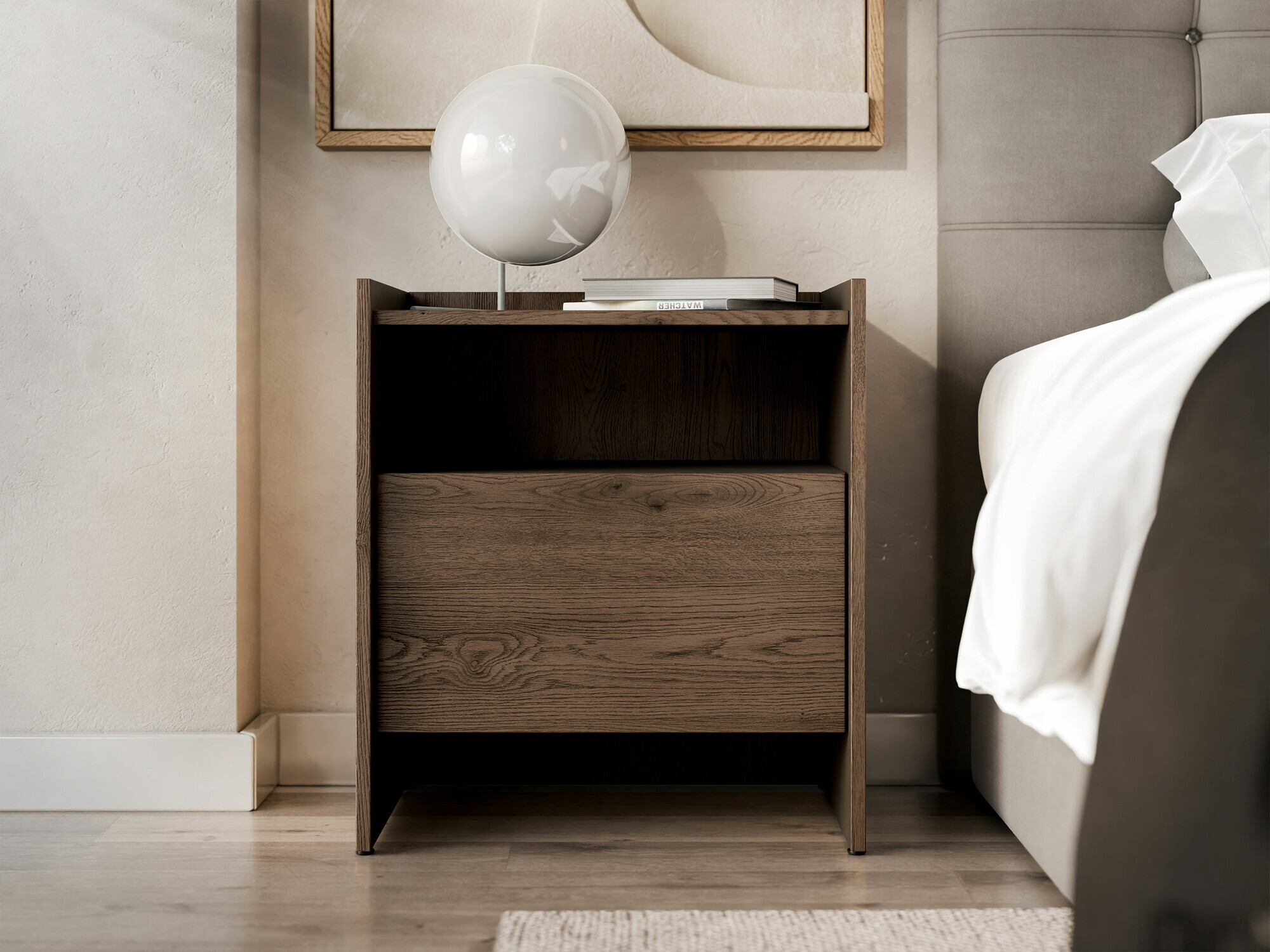 Bedside table Filus (Dark oak)