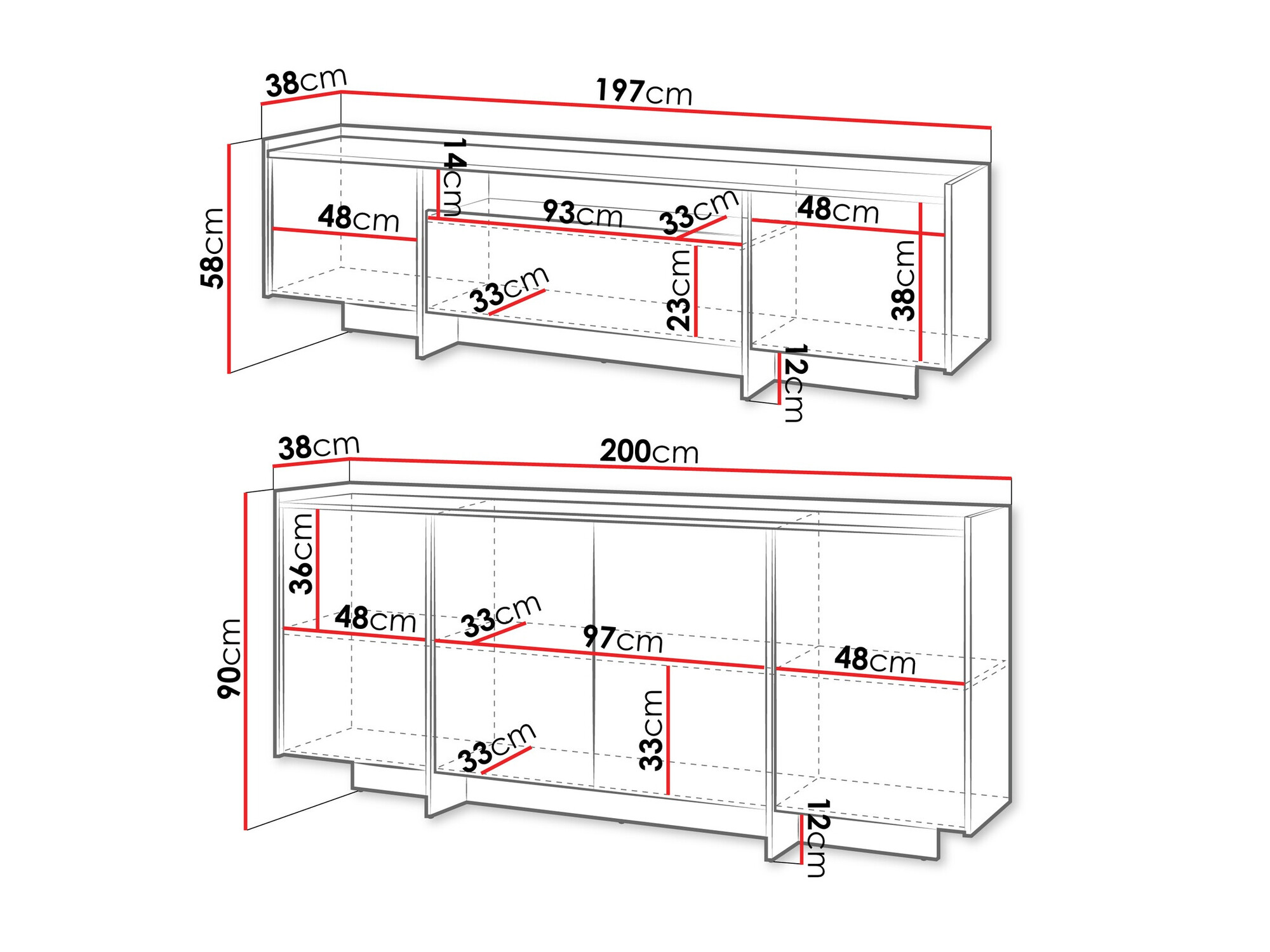 Living room set Filus (Oak)