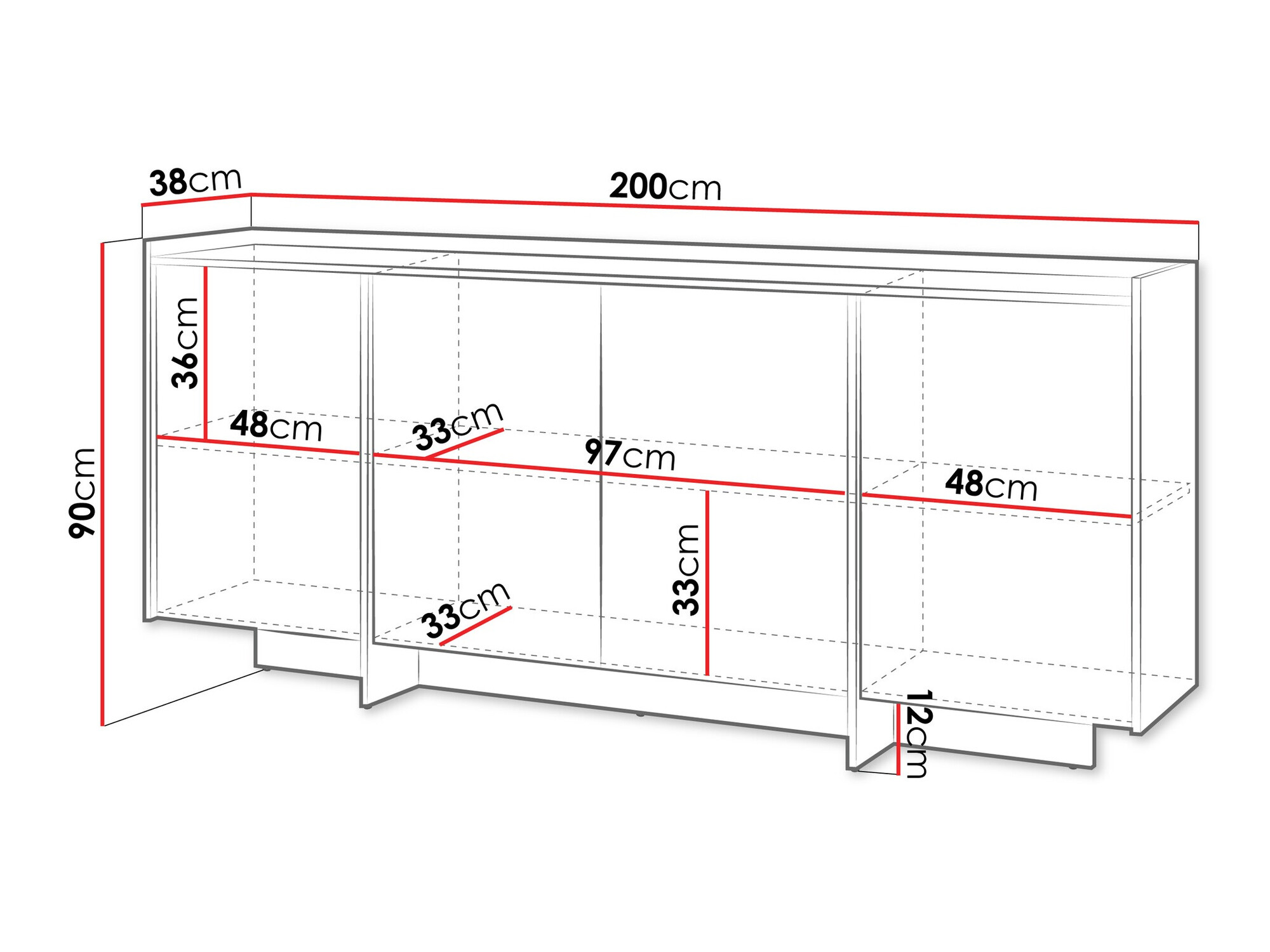 Sideboard Filus (Oak)