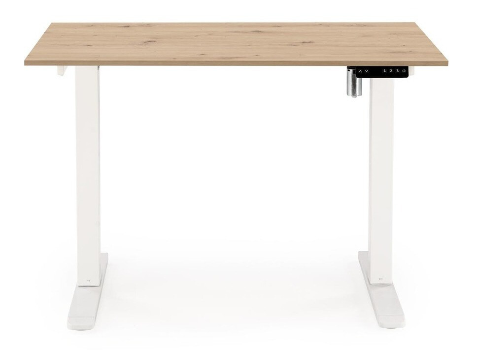 Height-adjustable desk Houston 1704 (Artisan oak + White)