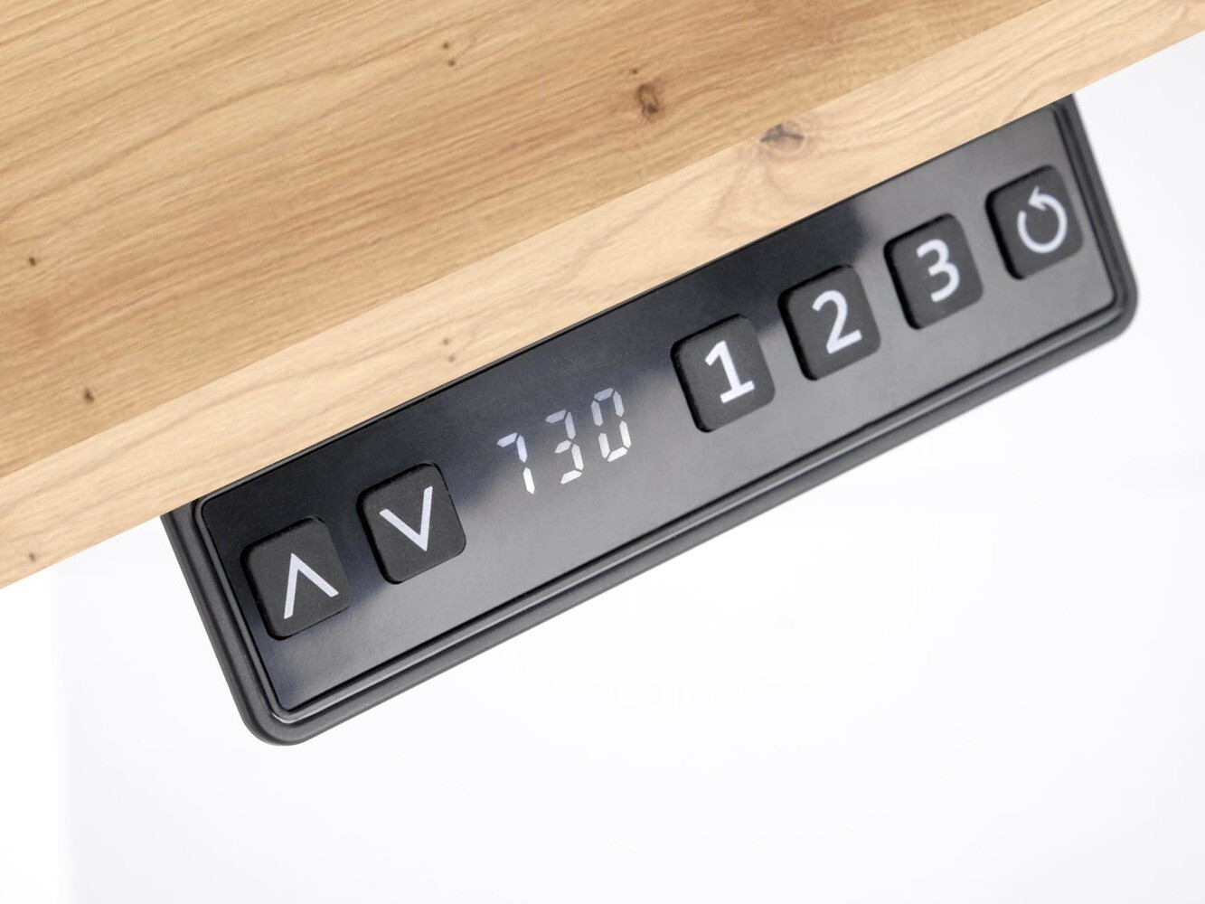Height-adjustable desk Houston 1704 (Artisan oak + White)