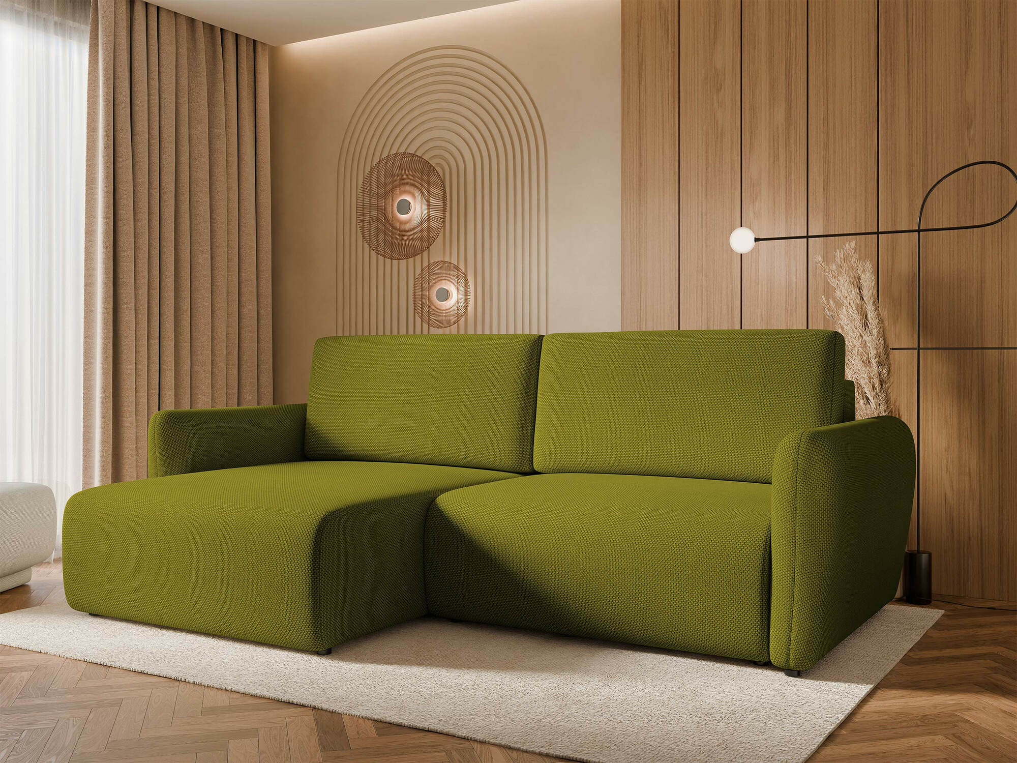 Corner sofa Temple 131 (Cruz 35)