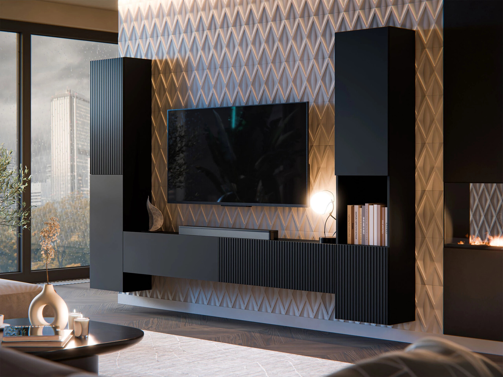 Wall shelf Species I (Black)