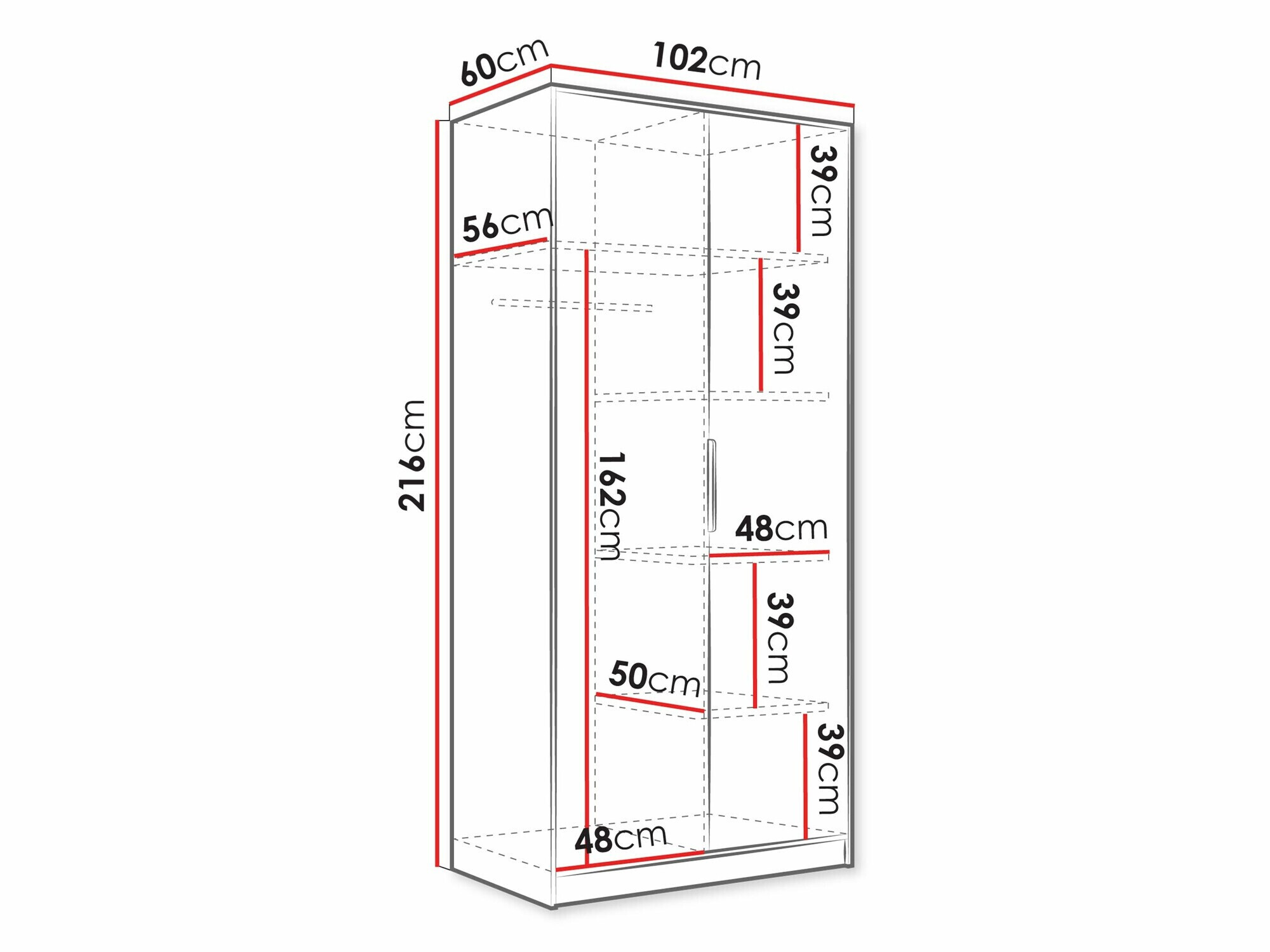 Wardrobe Comfivo Papilio II (White)