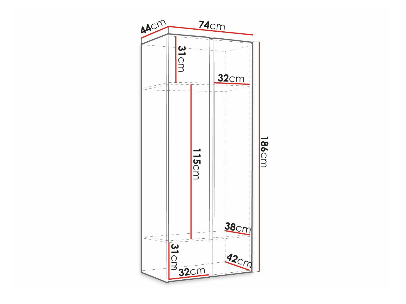 Wardrobe Pinis (Graphite)
