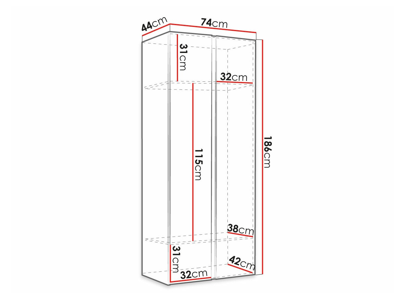 Wardrobe Pinis (White)
