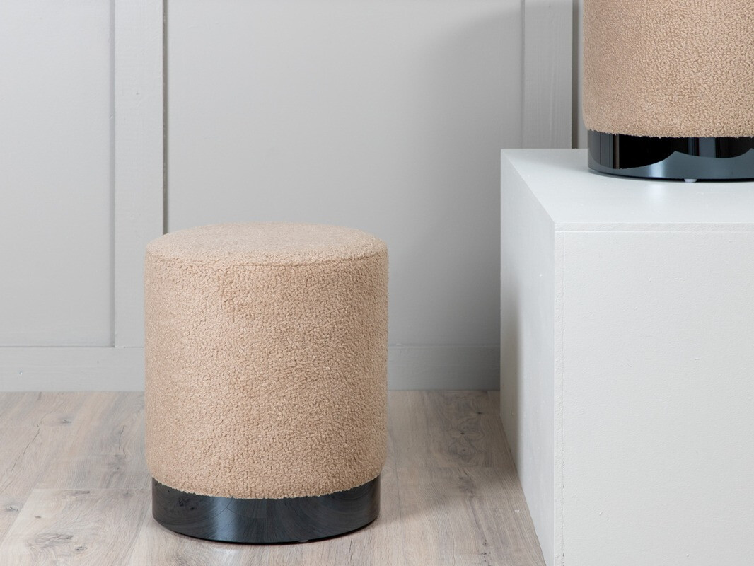 Ottoman Dallas 2936 (Beige + Glossy black)