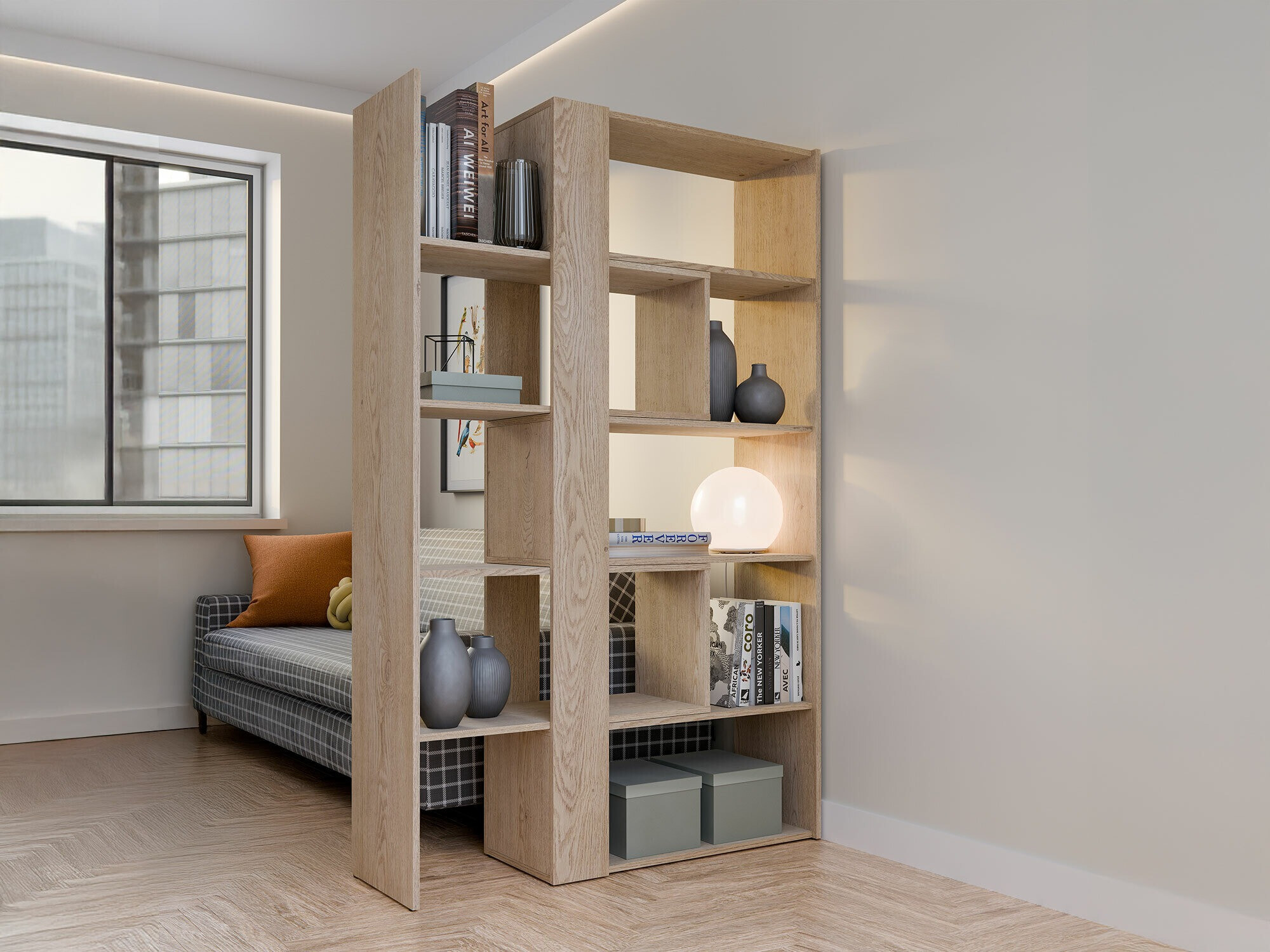 Bookcase Ontario 145 (Oak)