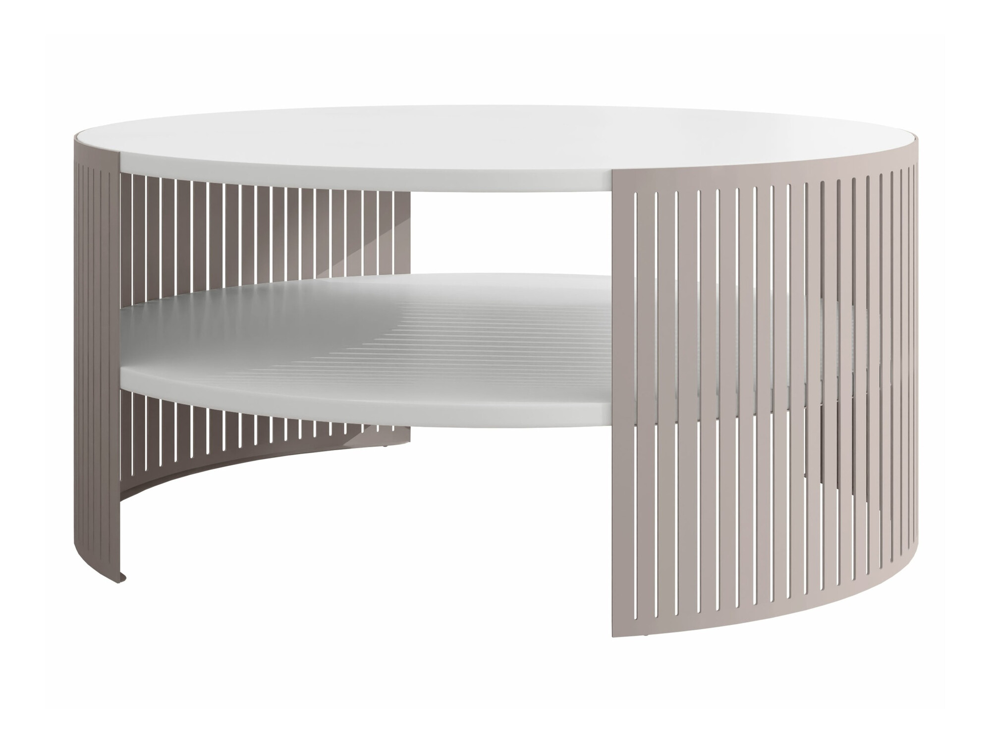 Coffee table Civer VIII (Cashmere + White)
