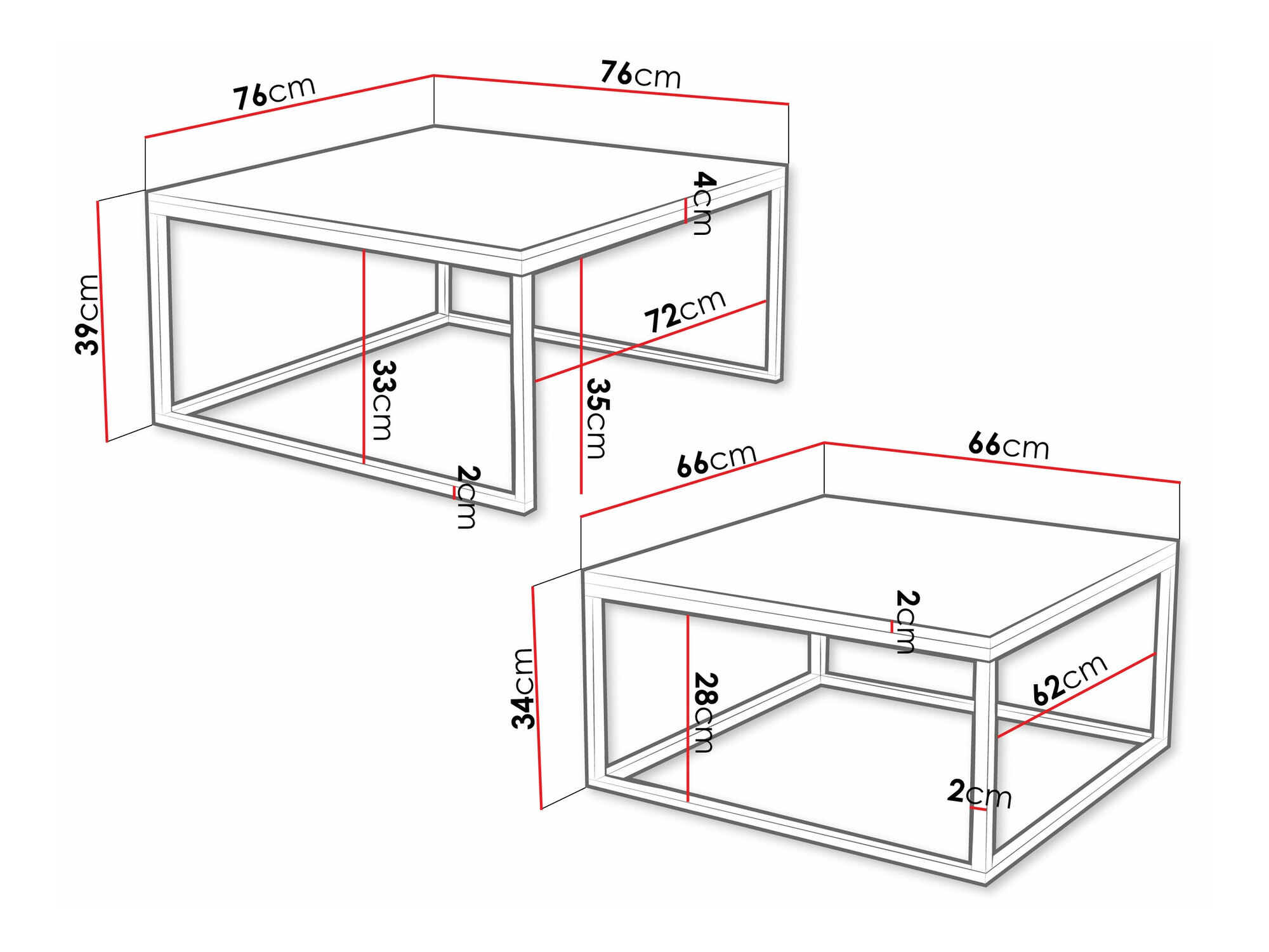 Coffee table set Oswego 133 (White marble + Cashmere)