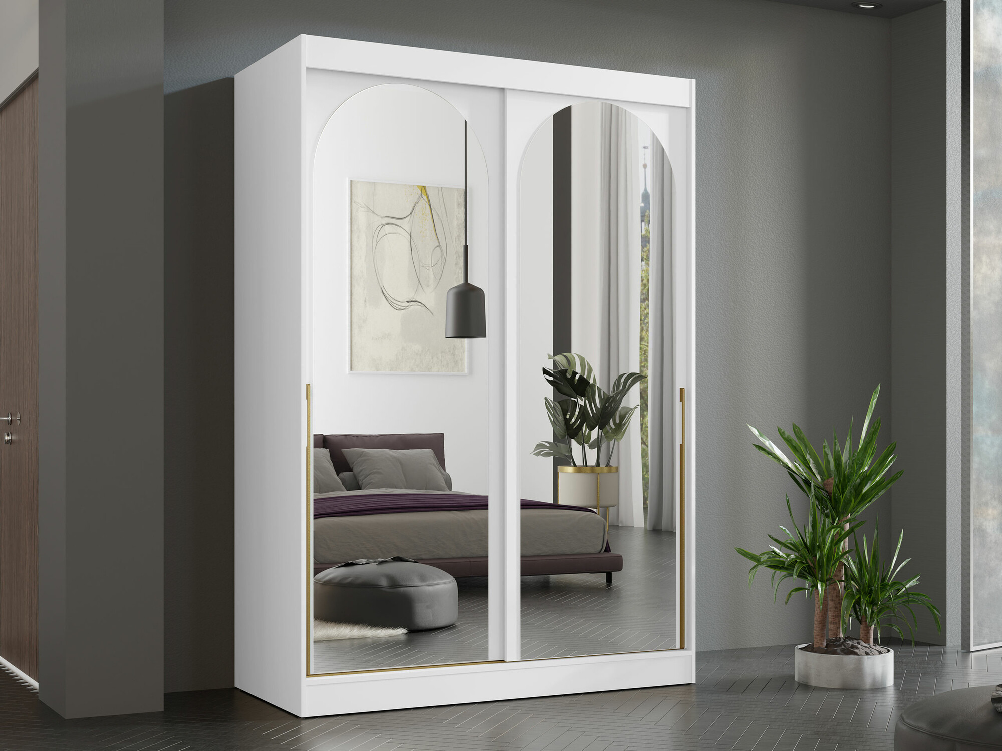 Wardrobe Toledo 131 (White)