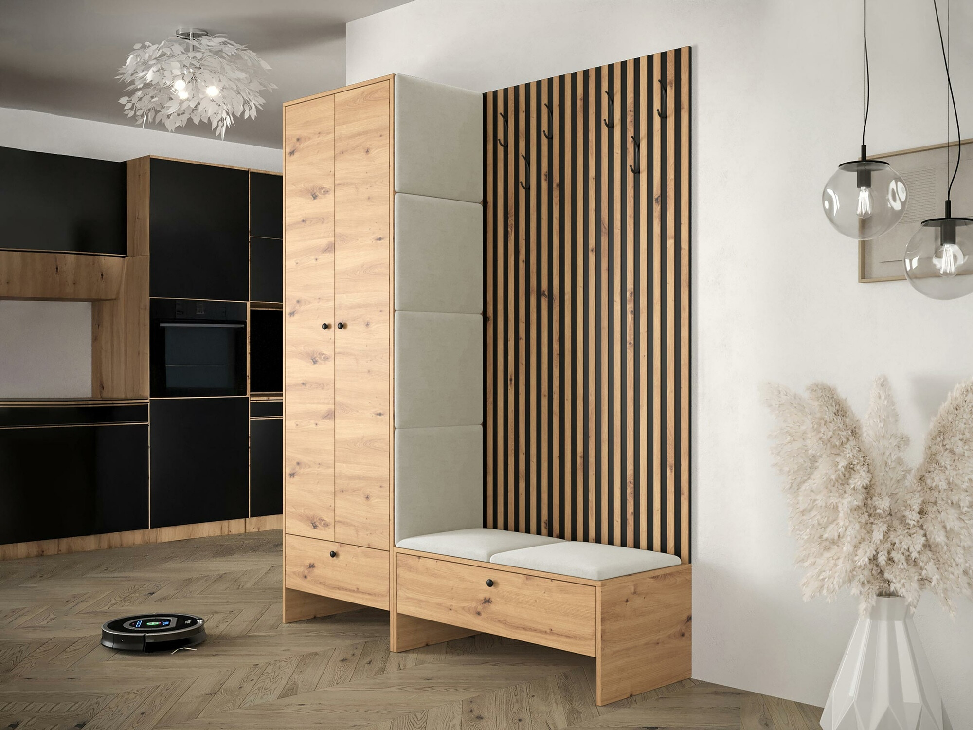 Hallway set Donio III (Artisan oak + Manila 02)