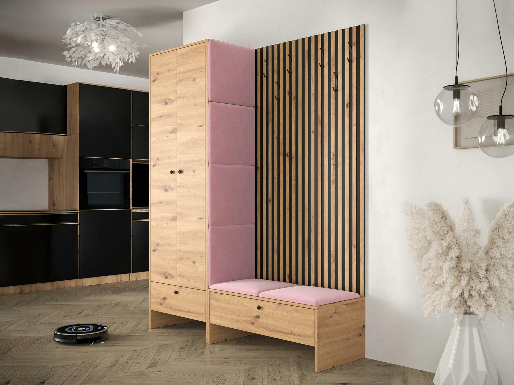 Hallway set Donio III (Artisan oak + Manila 09)