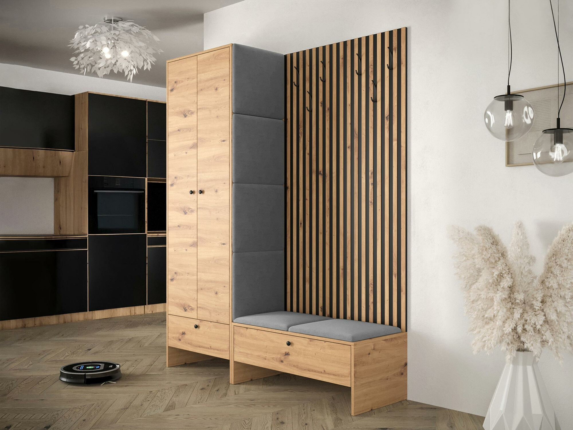 Hallway set Donio III (Artisan oak + Manila 16)