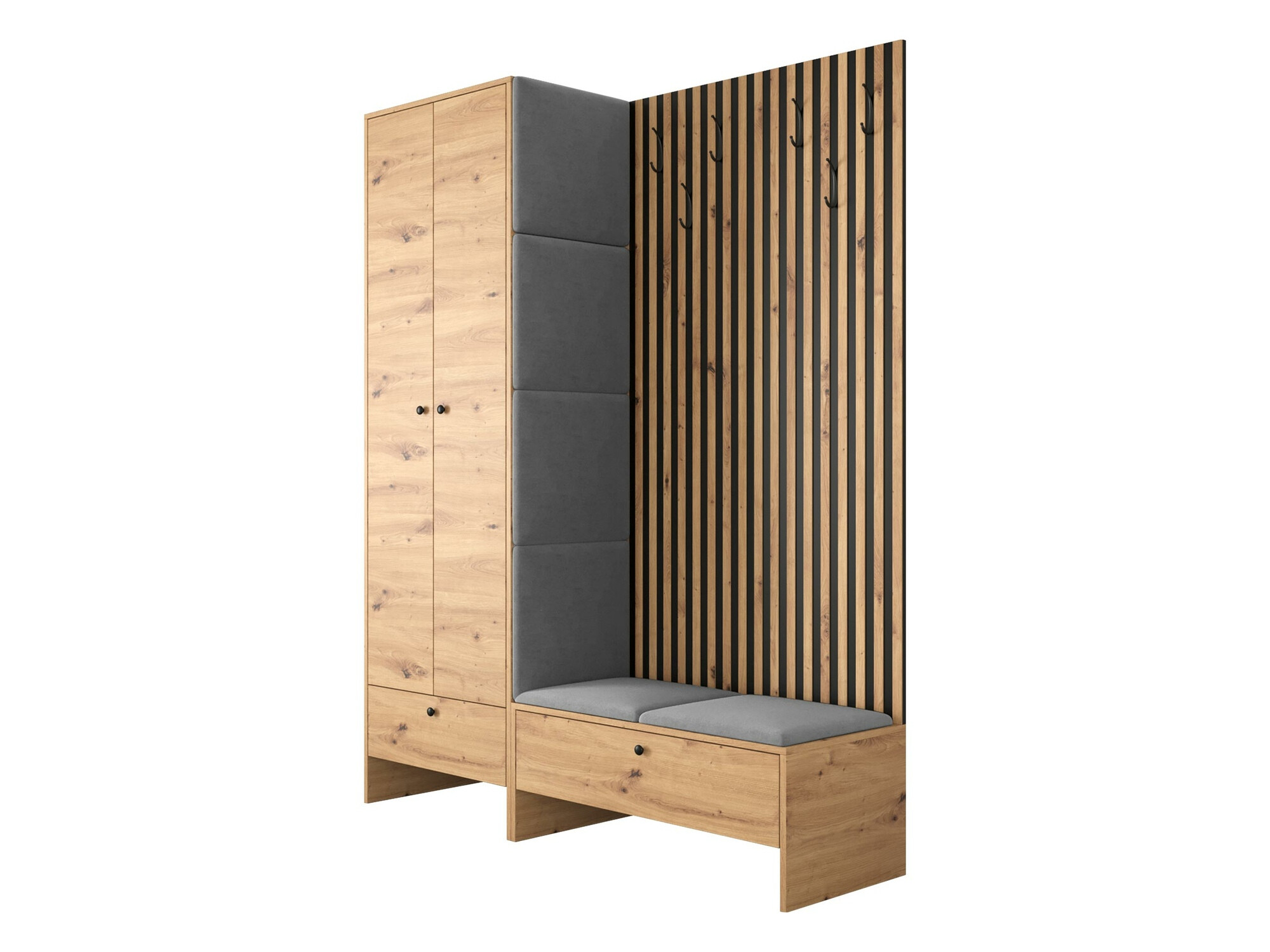 Hallway set Donio III (Artisan oak + Manila 16)