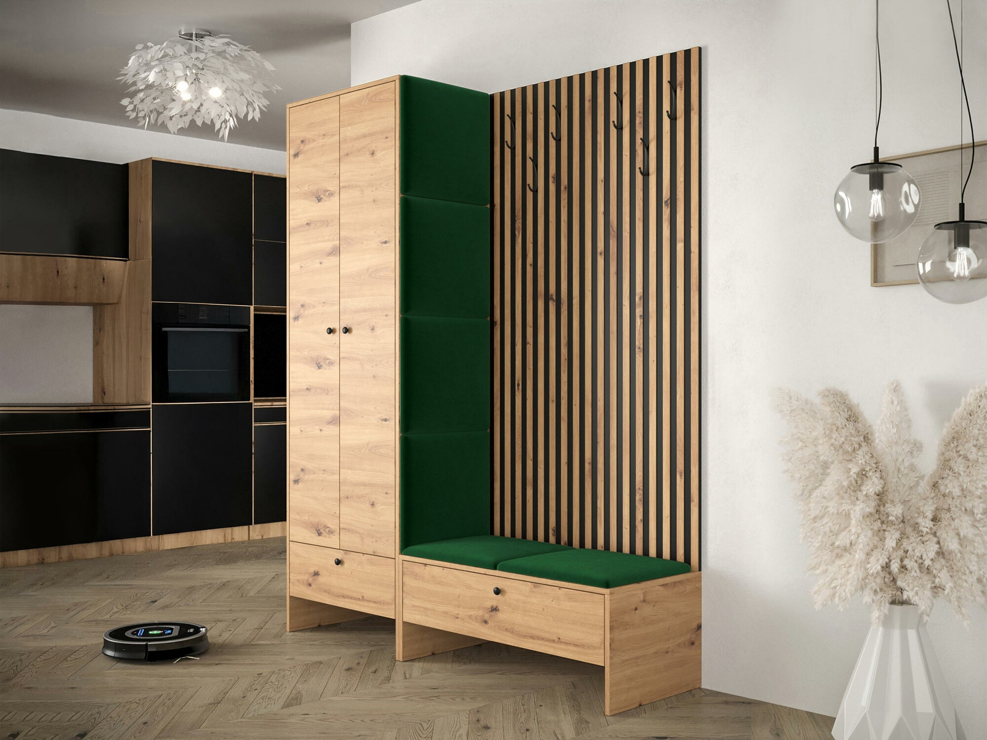 Hallway set Donio III (Artisan oak + Manila 35)