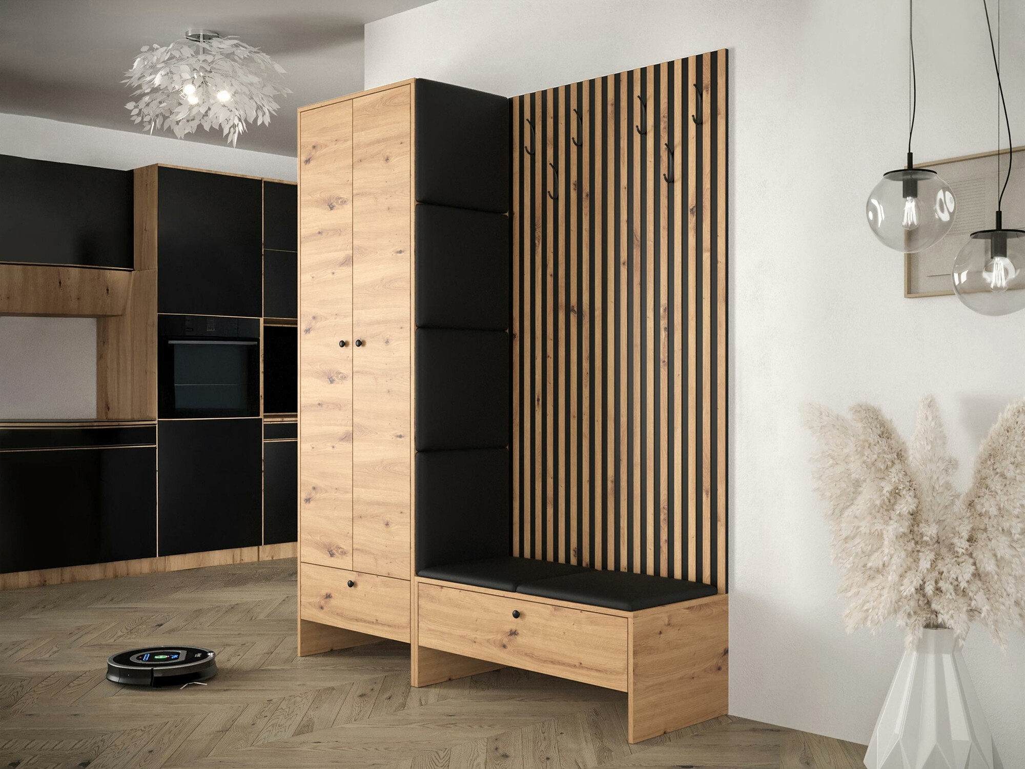 Hallway set Donio III (Artisan oak + Soft 011)