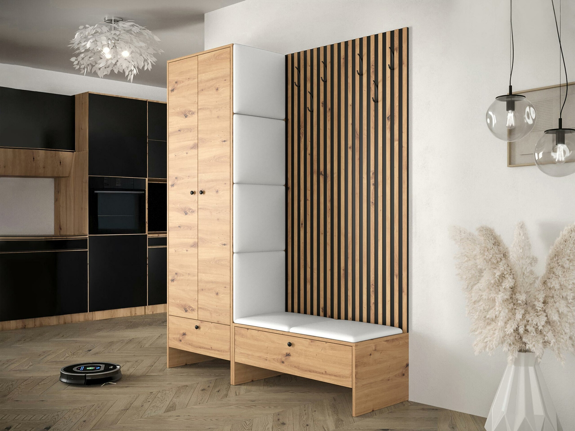 Hallway set Donio III (Artisan oak + Soft 017)