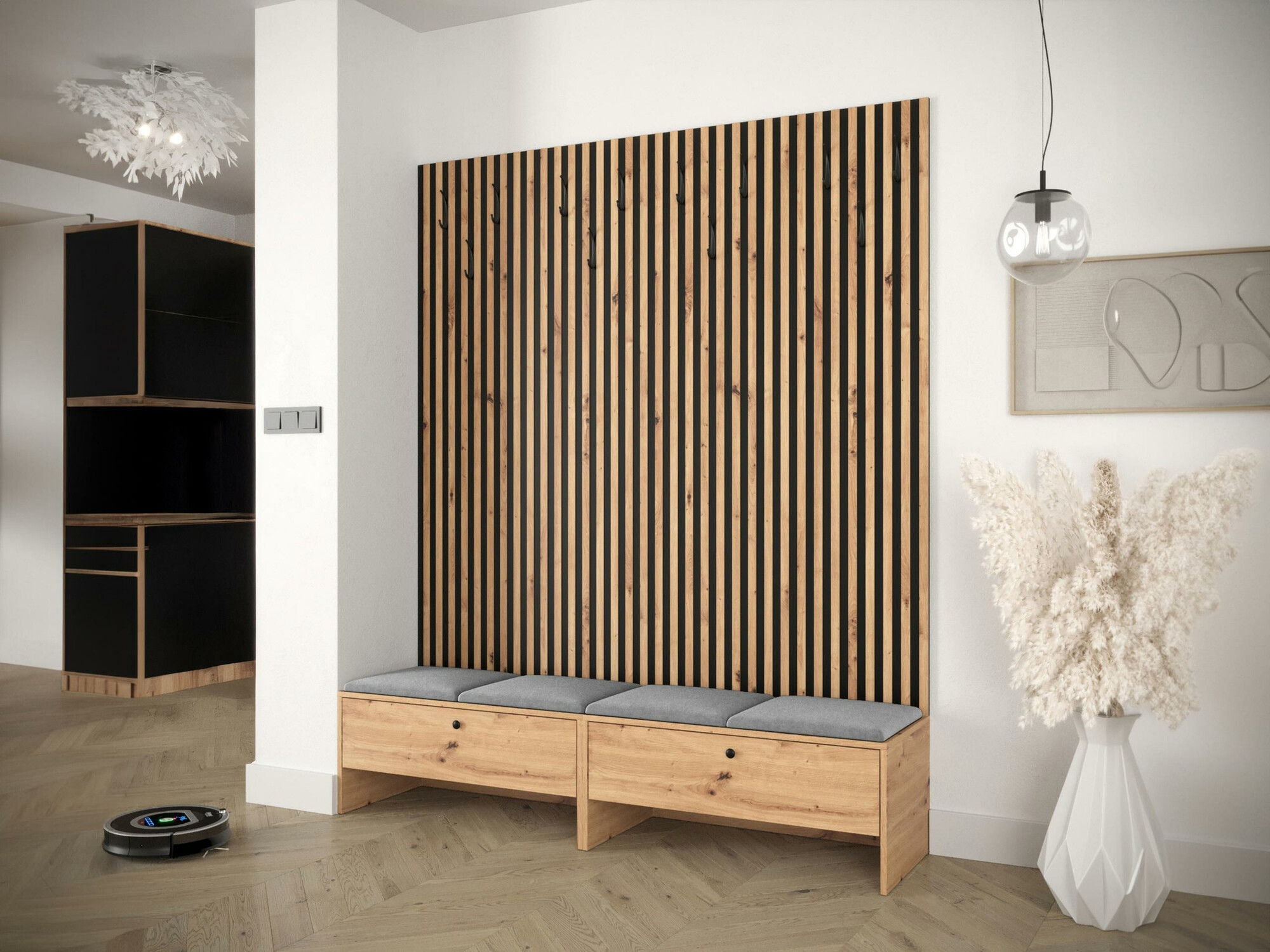 Hallway set Donio V (Artisan oak + Manila 16)