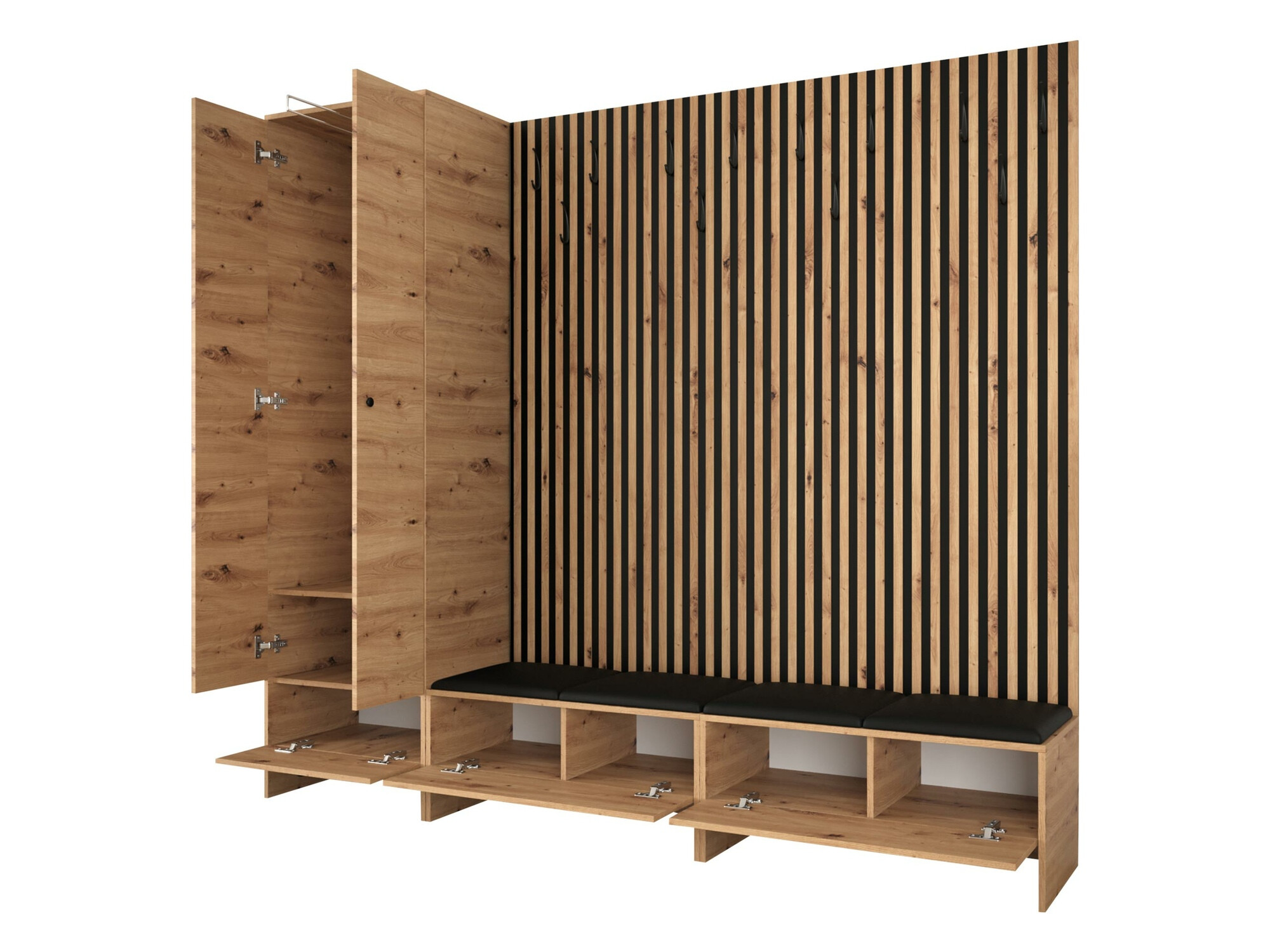 Hallway set Donio VI (Artisan oak + Manila 02)