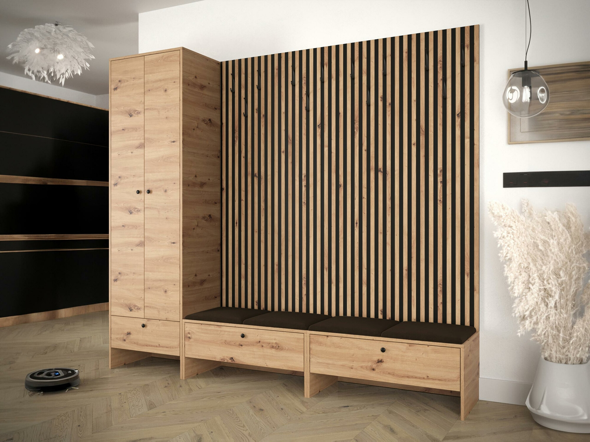 Hallway set Donio VI (Artisan oak + Manila 04)