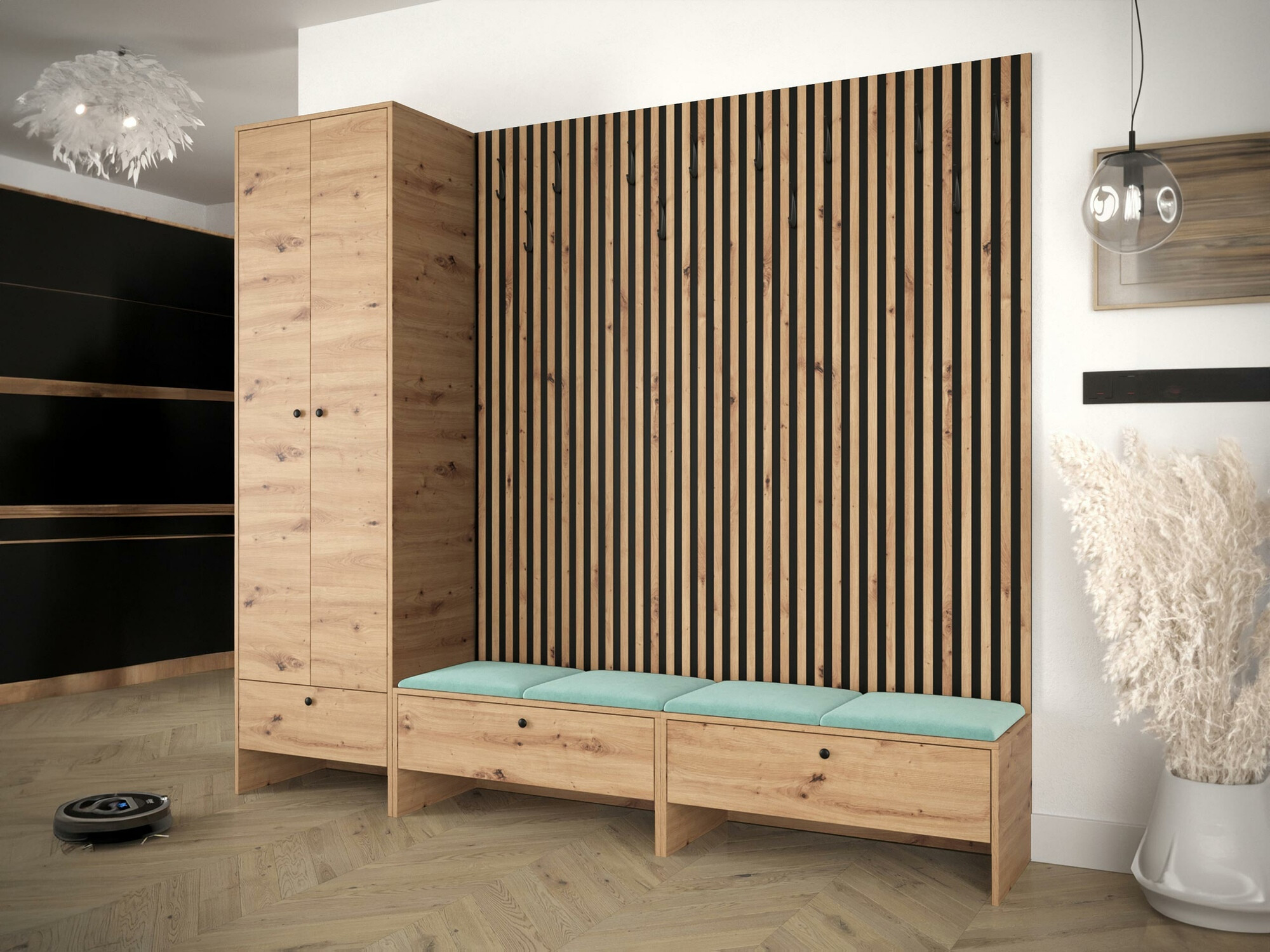 Hallway set Donio VI (Artisan oak + Manila 11)