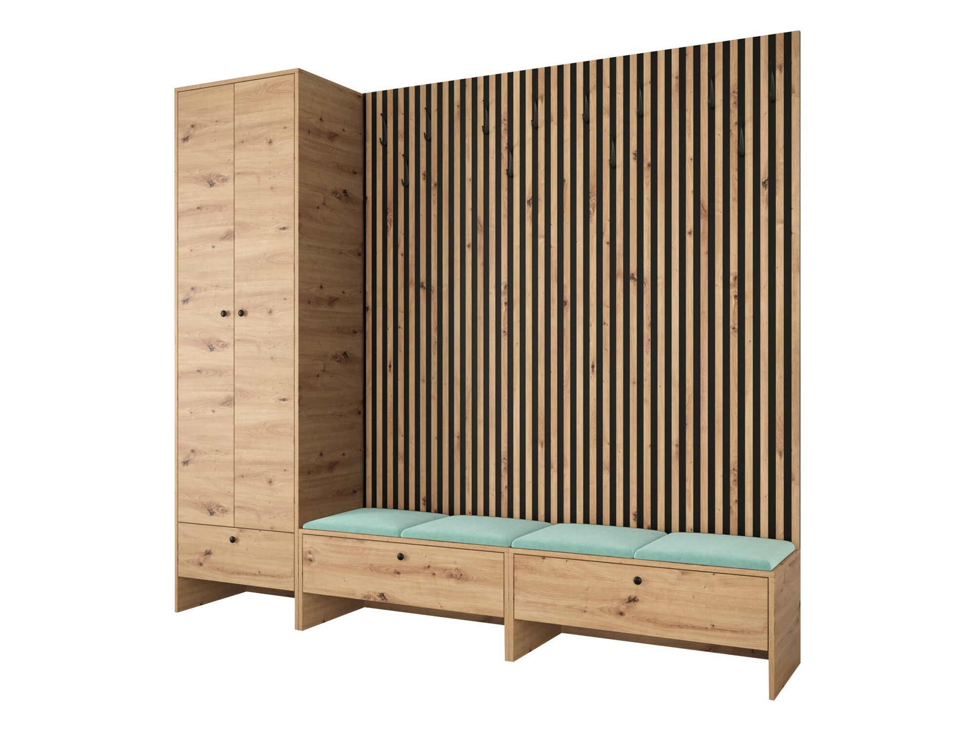 Hallway set Donio VI (Artisan oak + Manila 11)