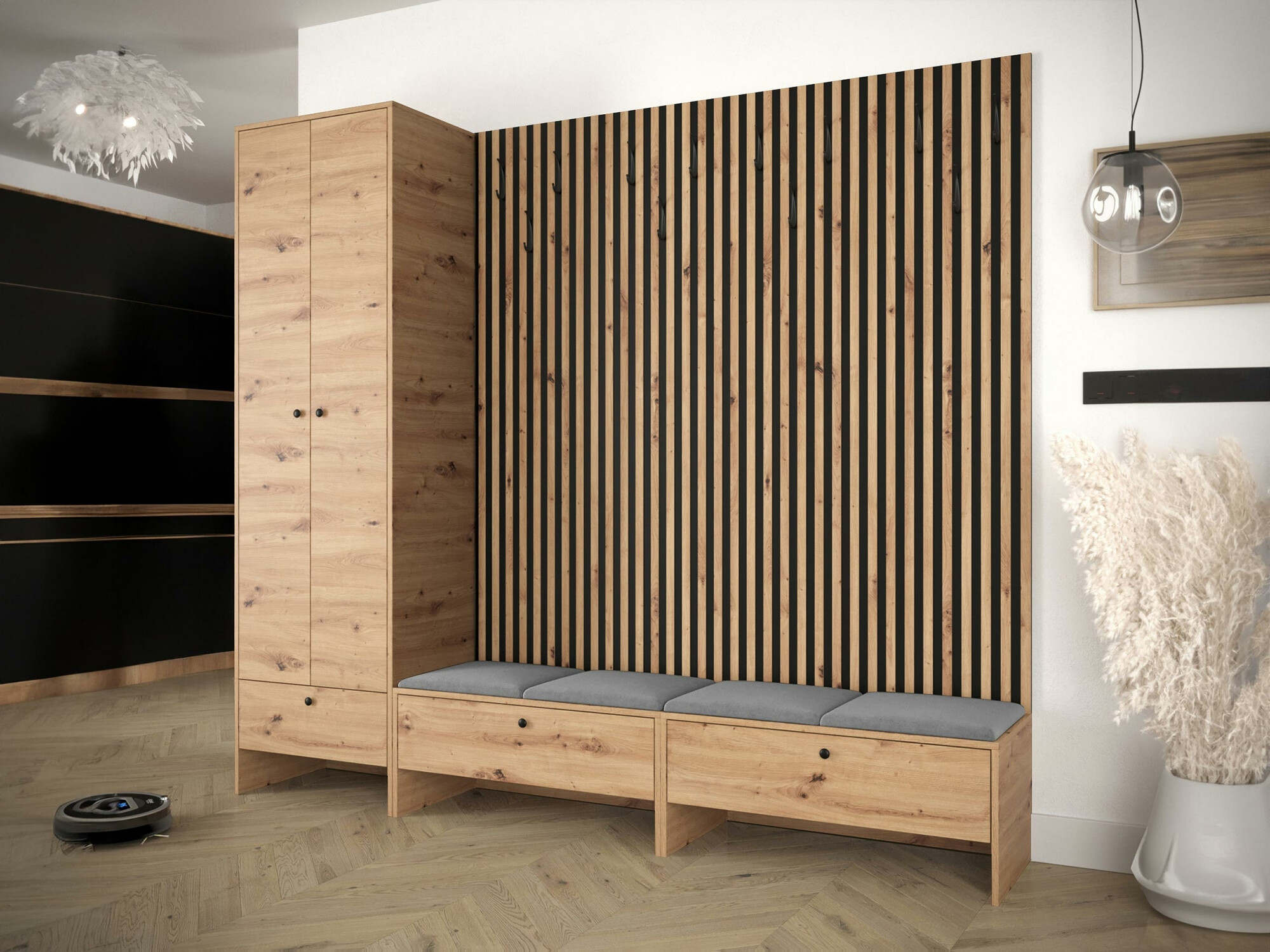 Hallway set Donio VI (Artisan oak + Manila 16)
