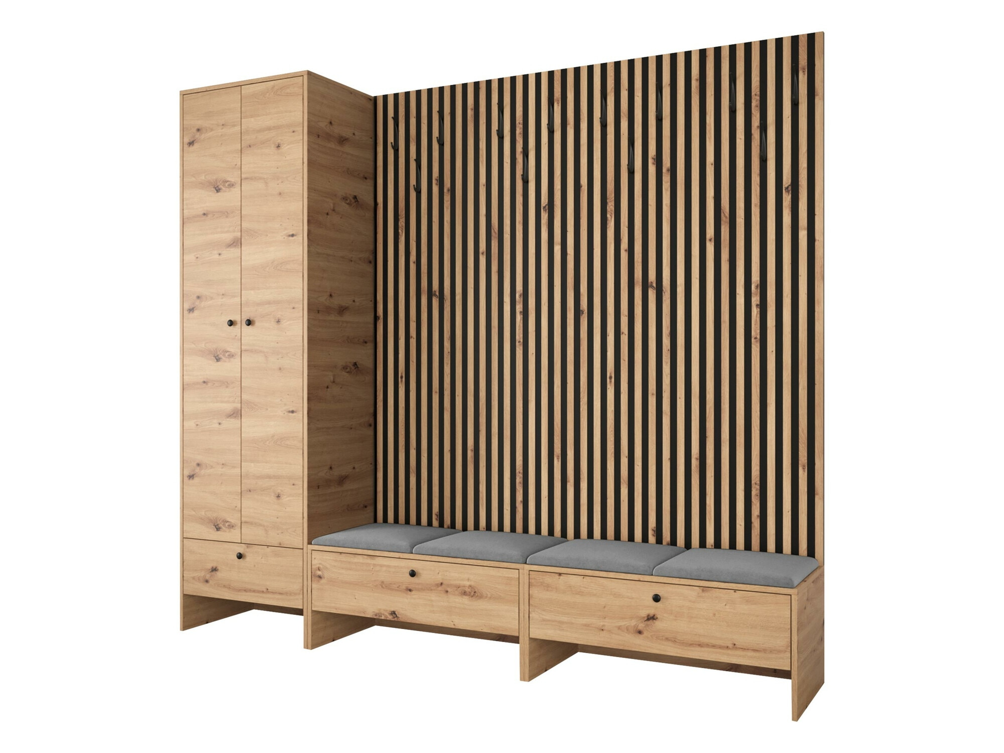 Hallway set Donio VI (Artisan oak + Manila 16)