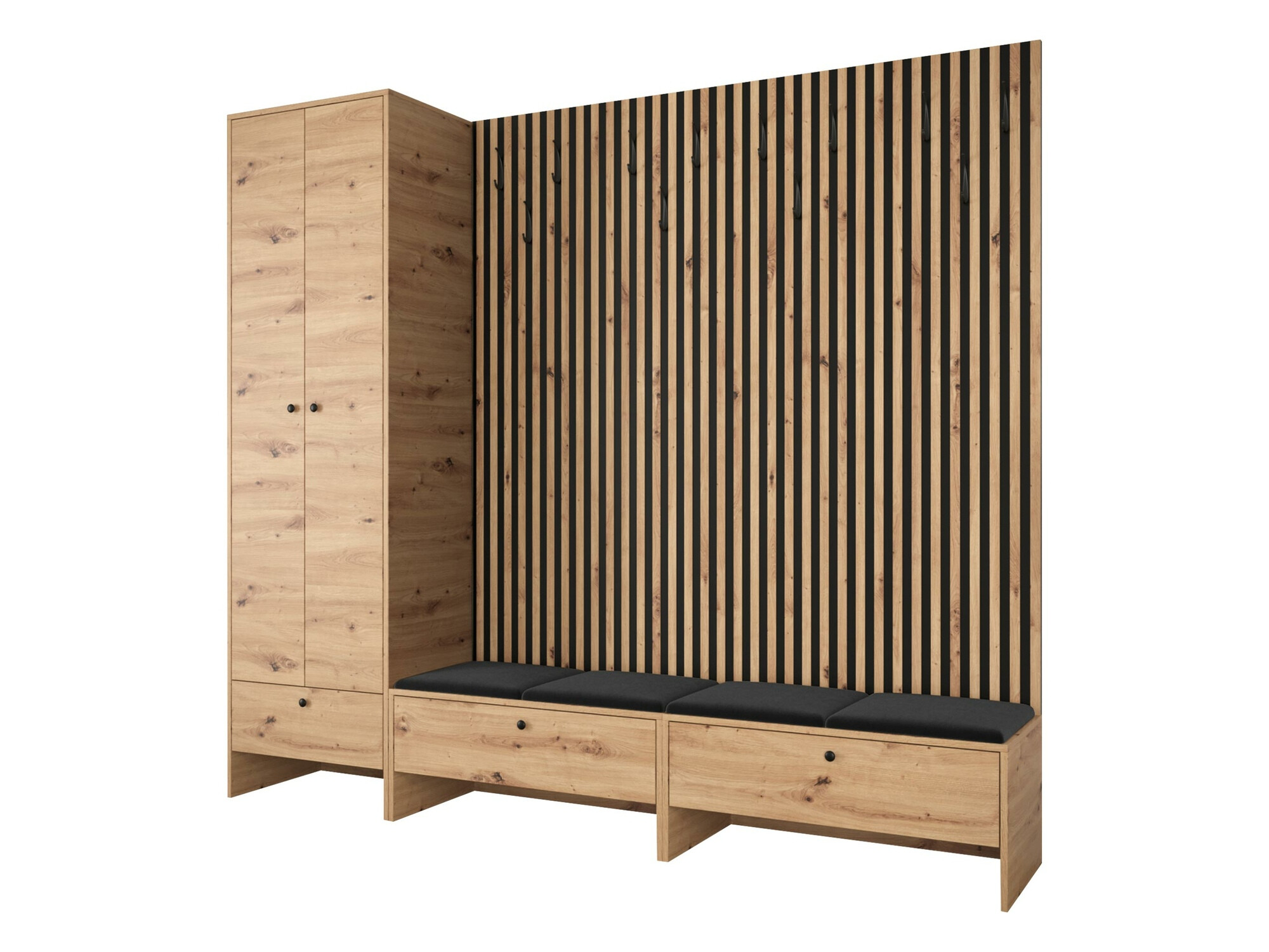 Hallway set Donio VI (Artisan oak + Manila 18)