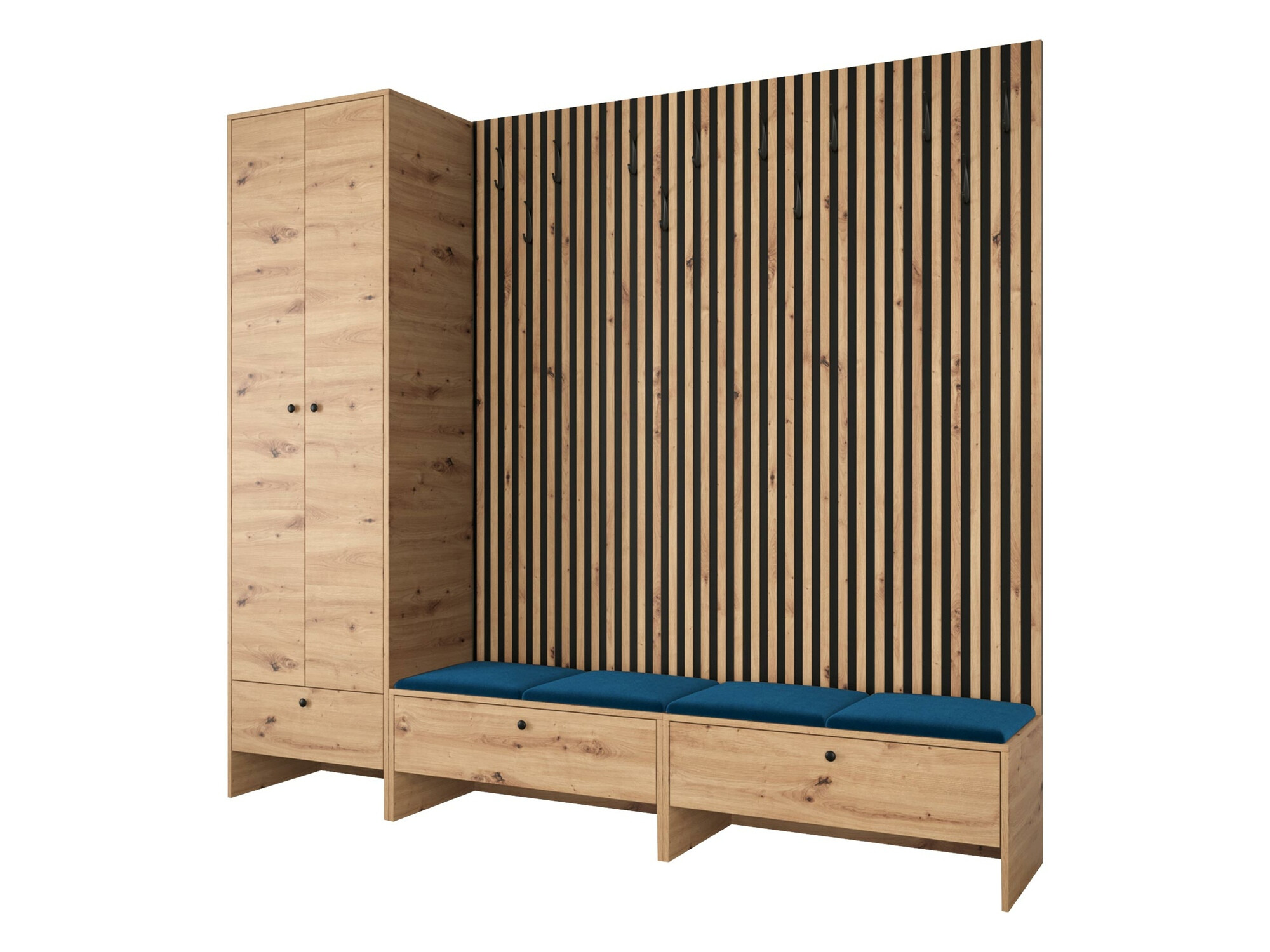 Hallway set Donio VI (Artisan oak + Manila 26)