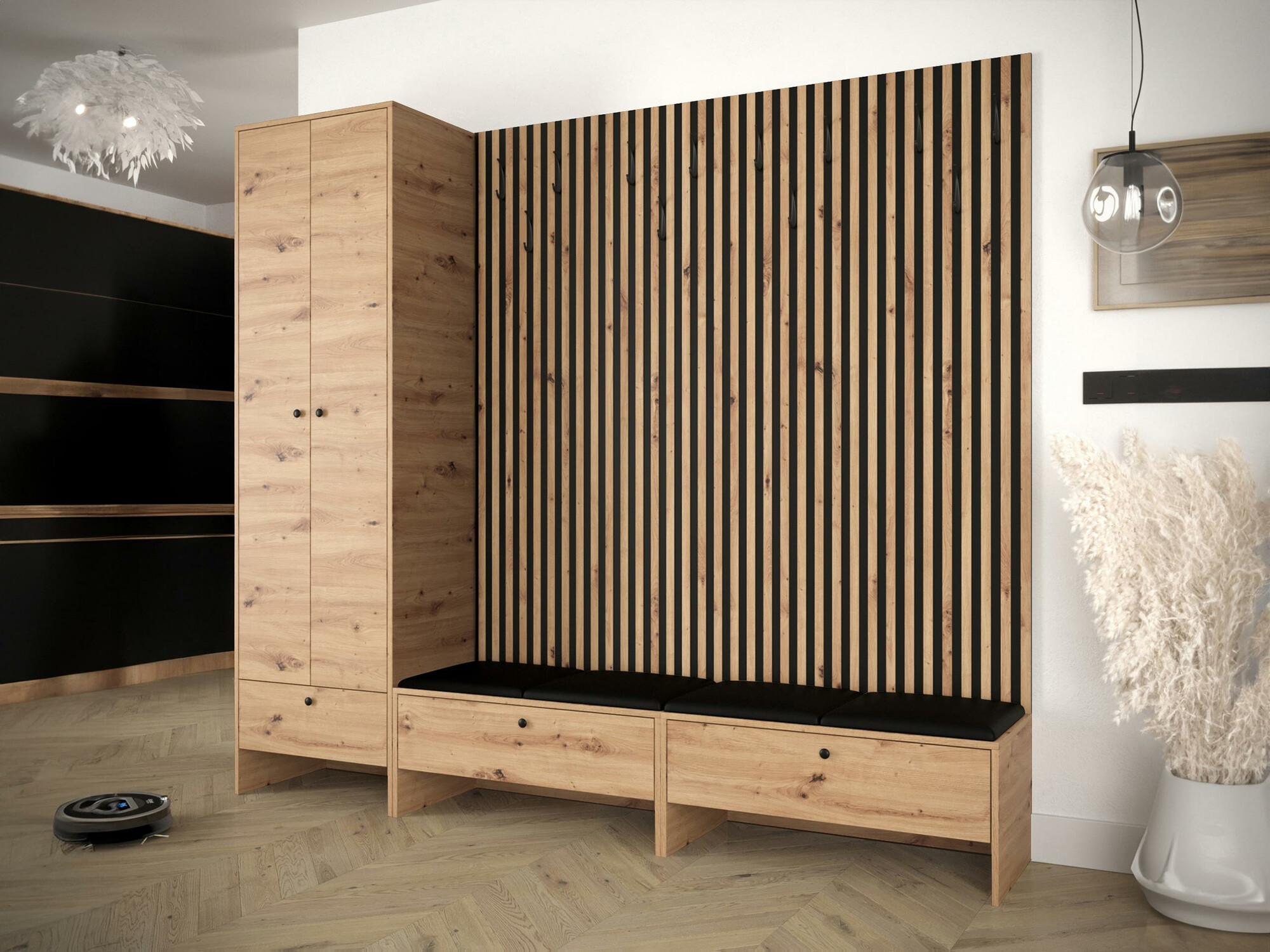Hallway set Donio VI (Artisan oak + Soft 011)