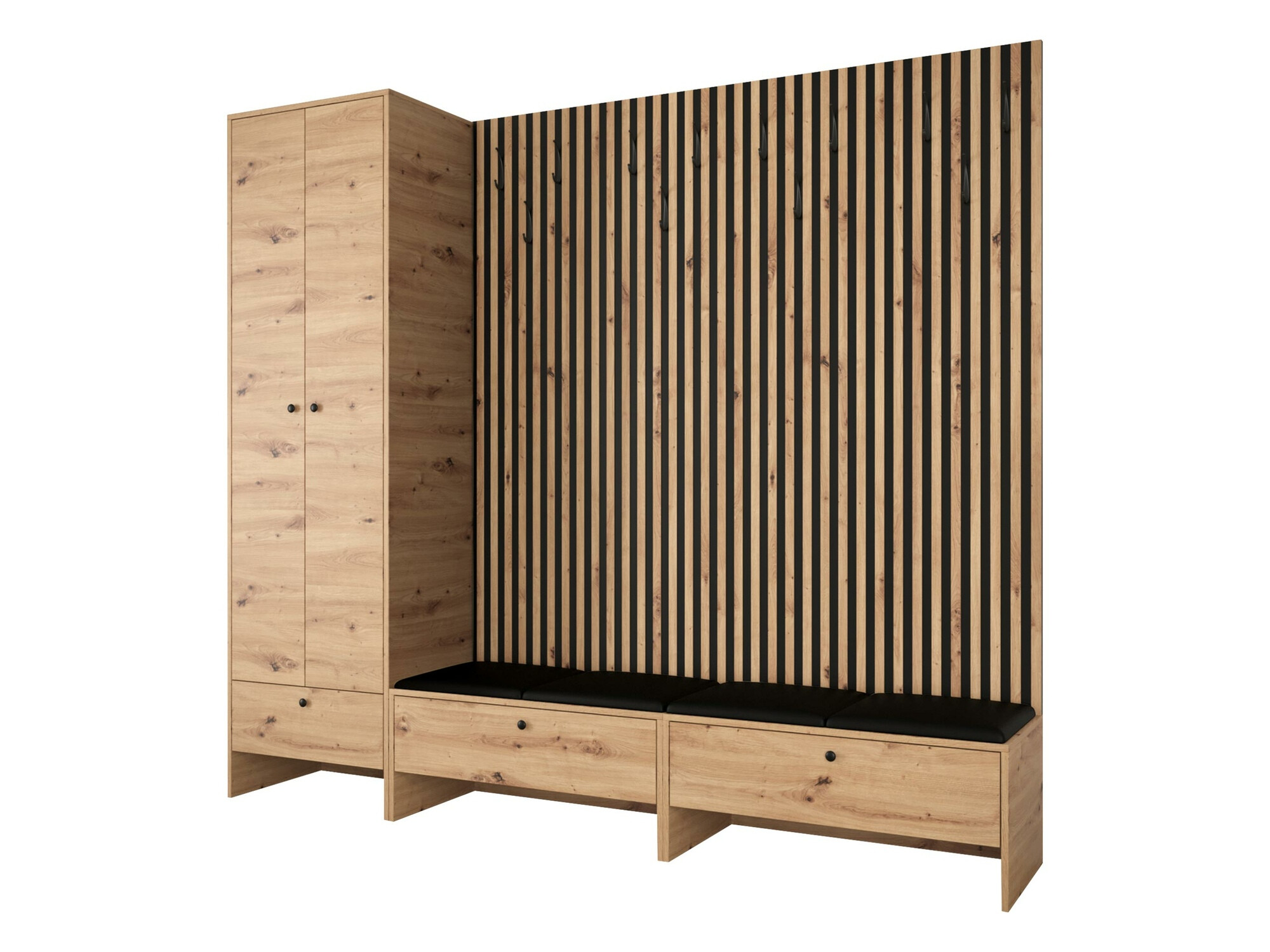 Hallway set Donio VI (Artisan oak + Soft 011)