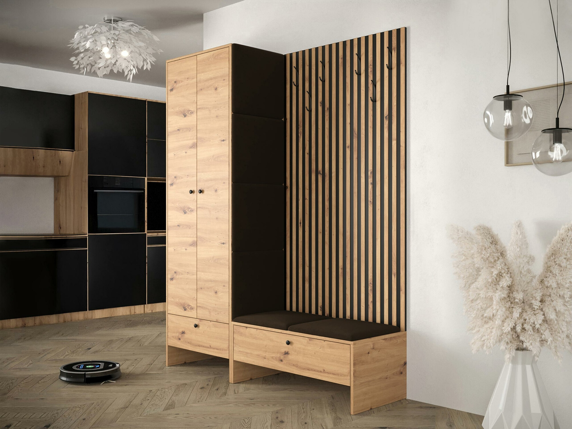 Hallway set Hartford 320 (Artisan oak + Manila 04)