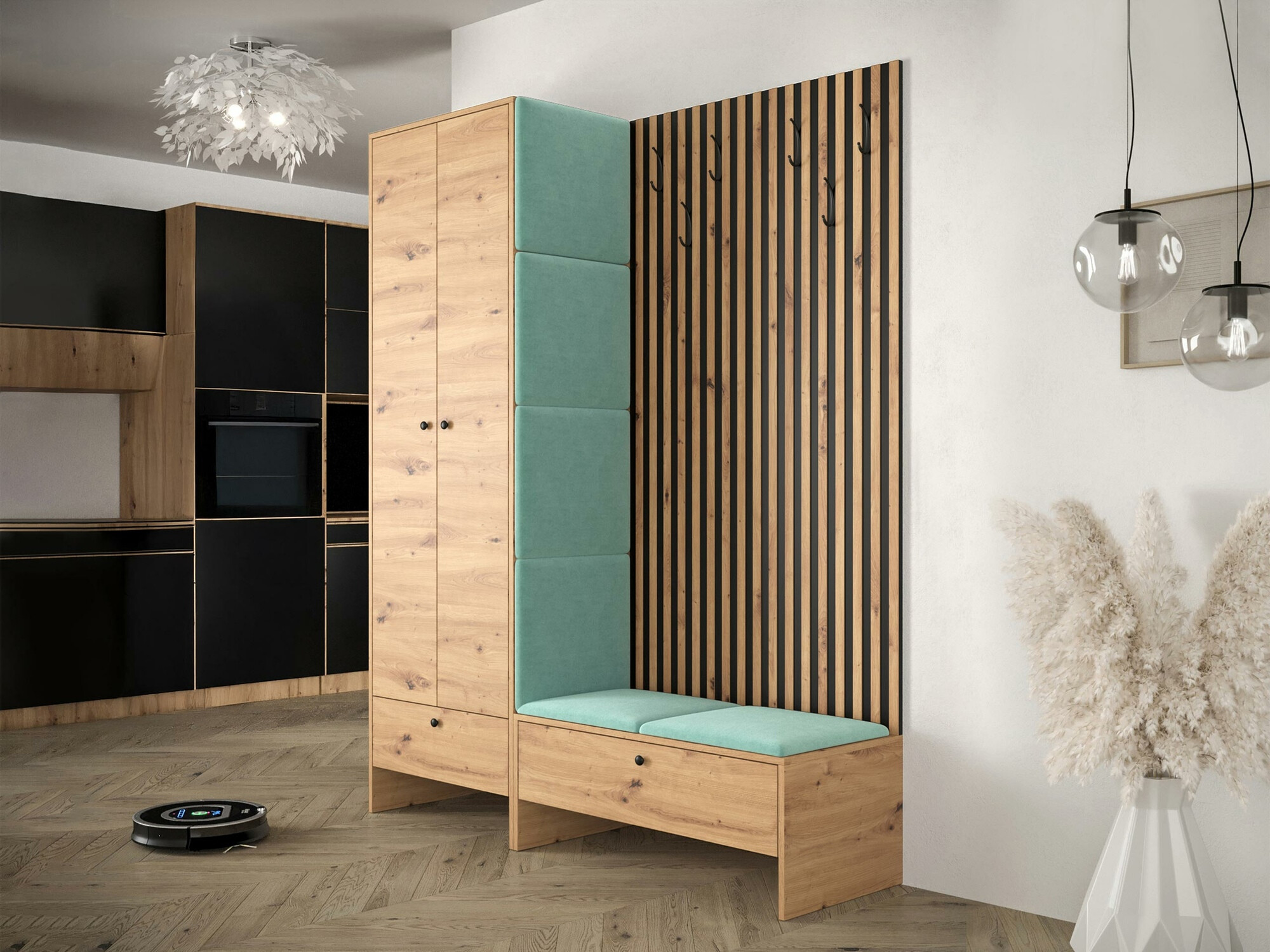 Hallway set Hartford 320 (Artisan oak + Manila 11)