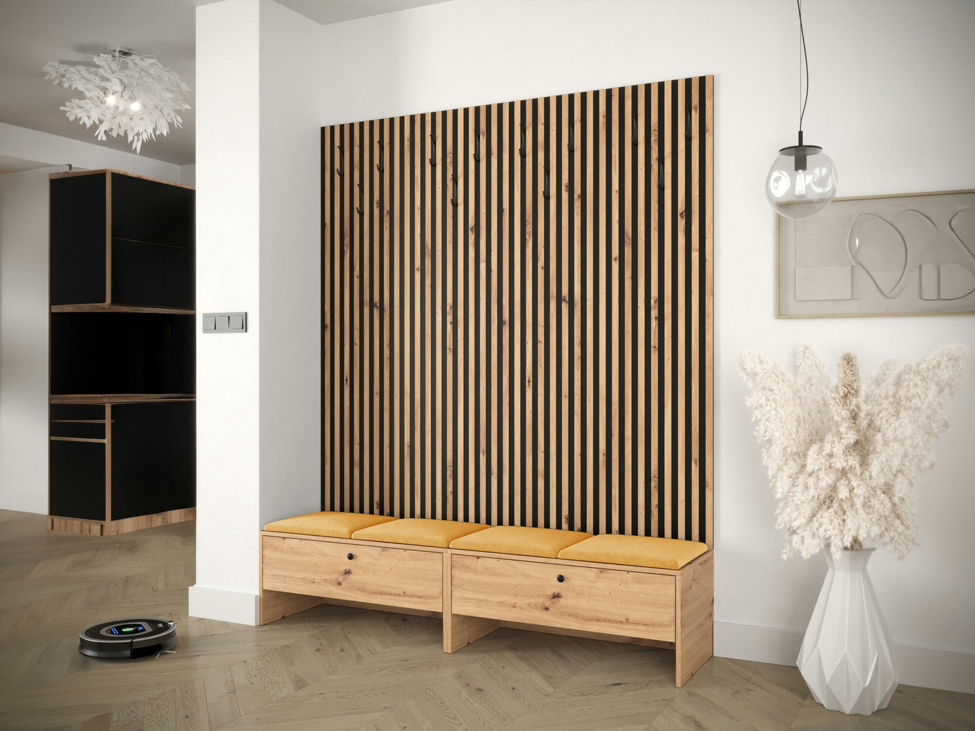 Hallway set Hartford 485 (Artisan oak + Manila 32)