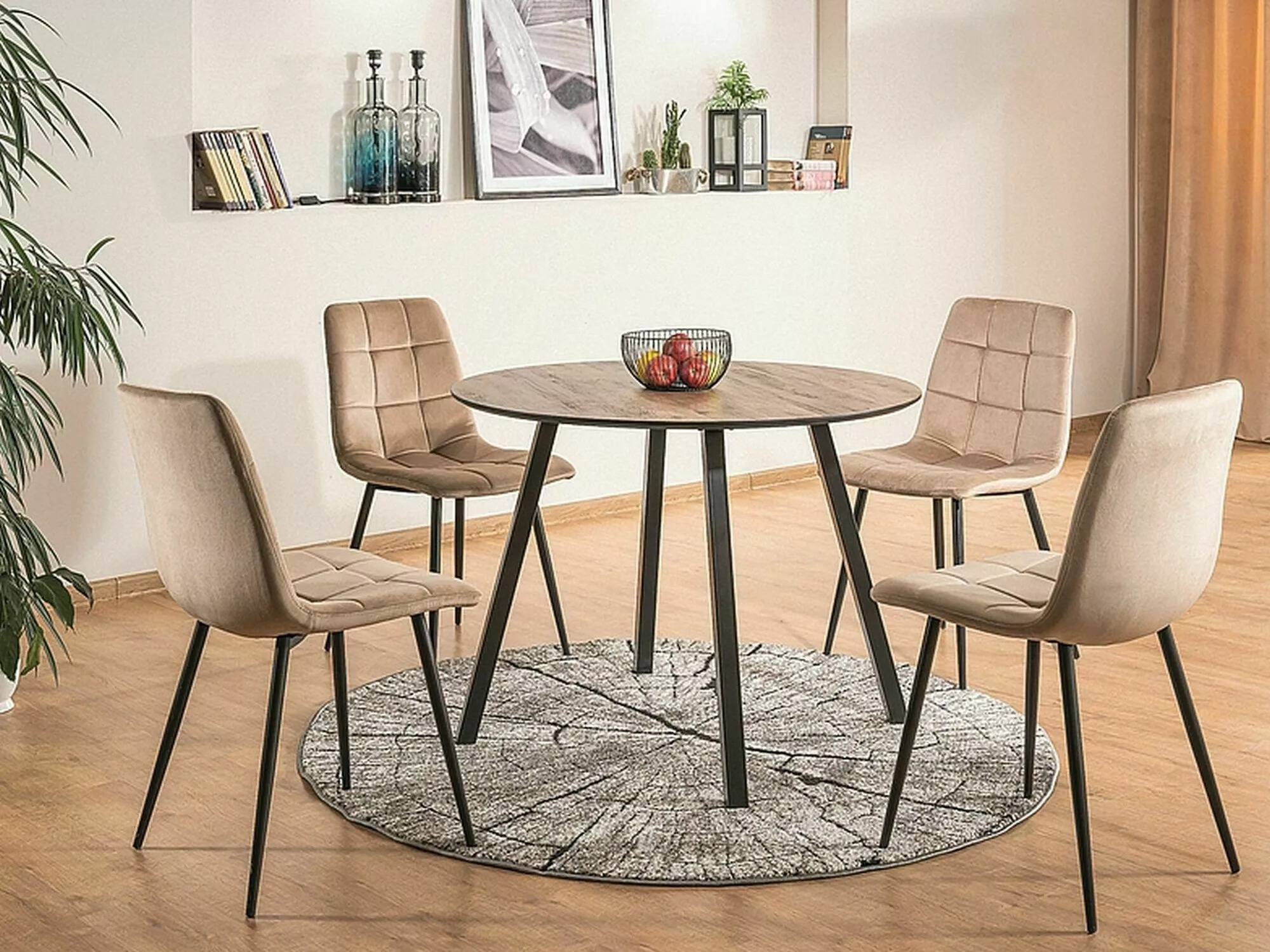 Chair Detroit 755 (Bluvel 28)