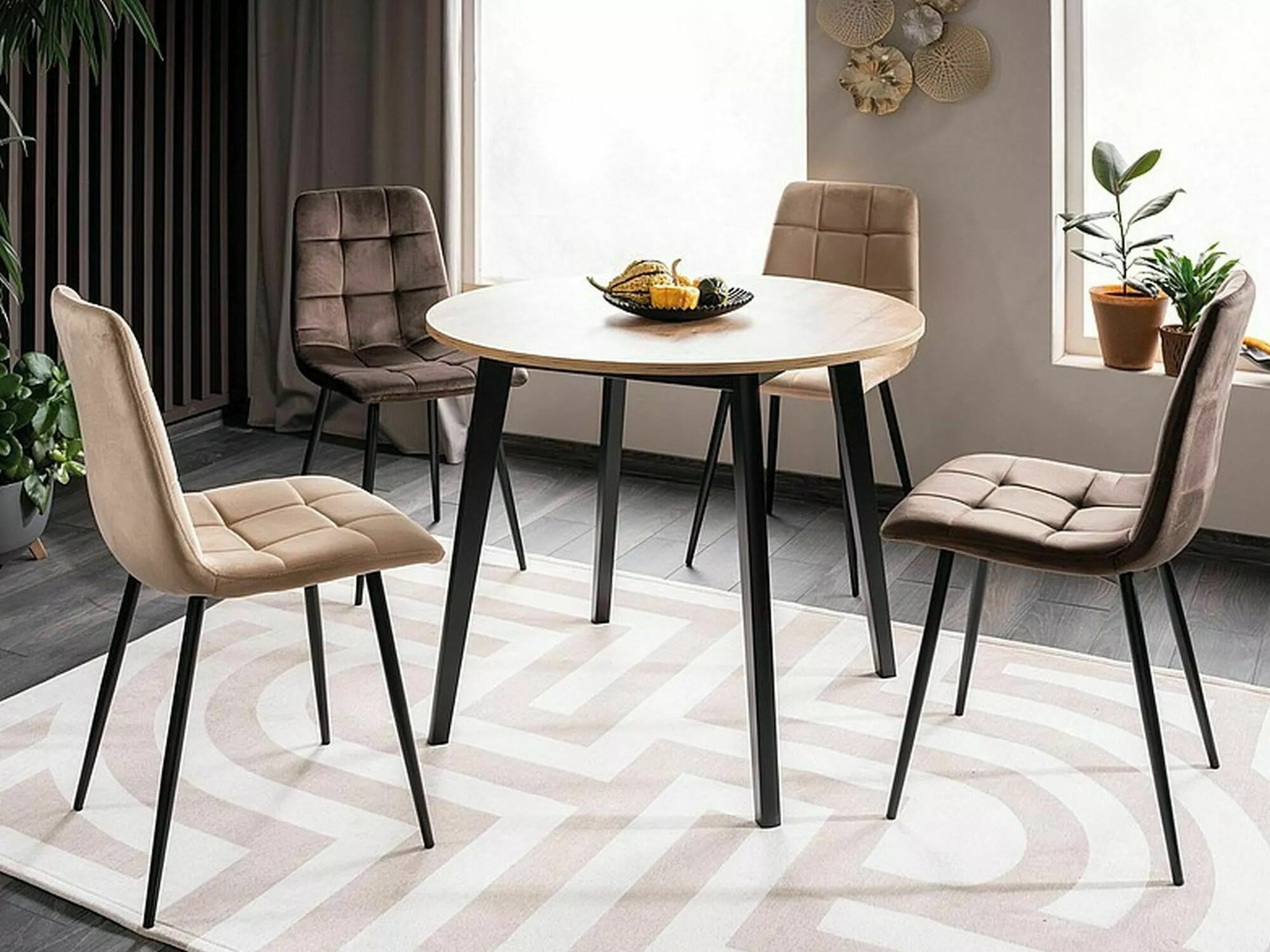 Chair Detroit 755 (Bluvel 48)