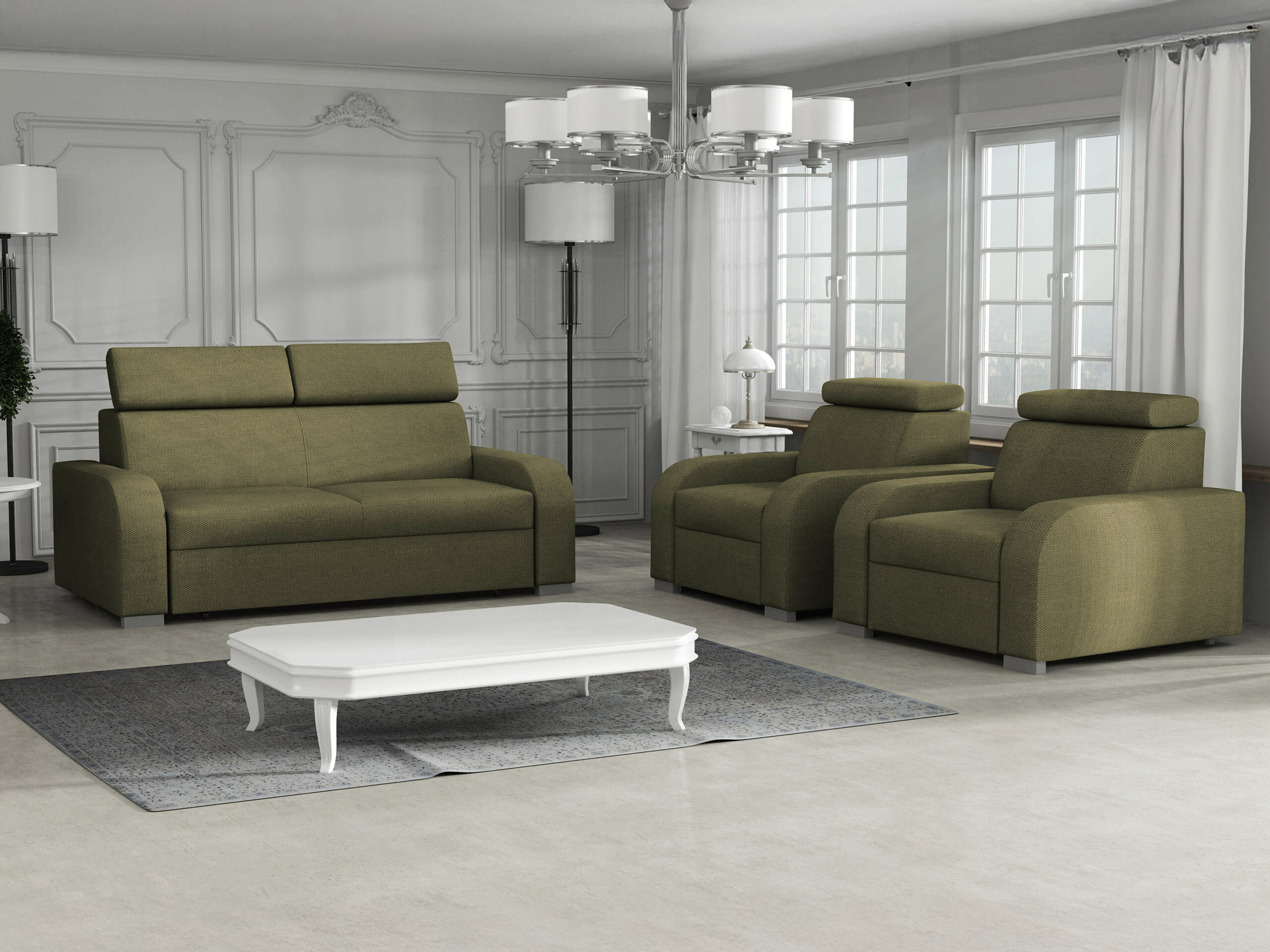 Upholstered furniture set Ovos (Crown 11)
