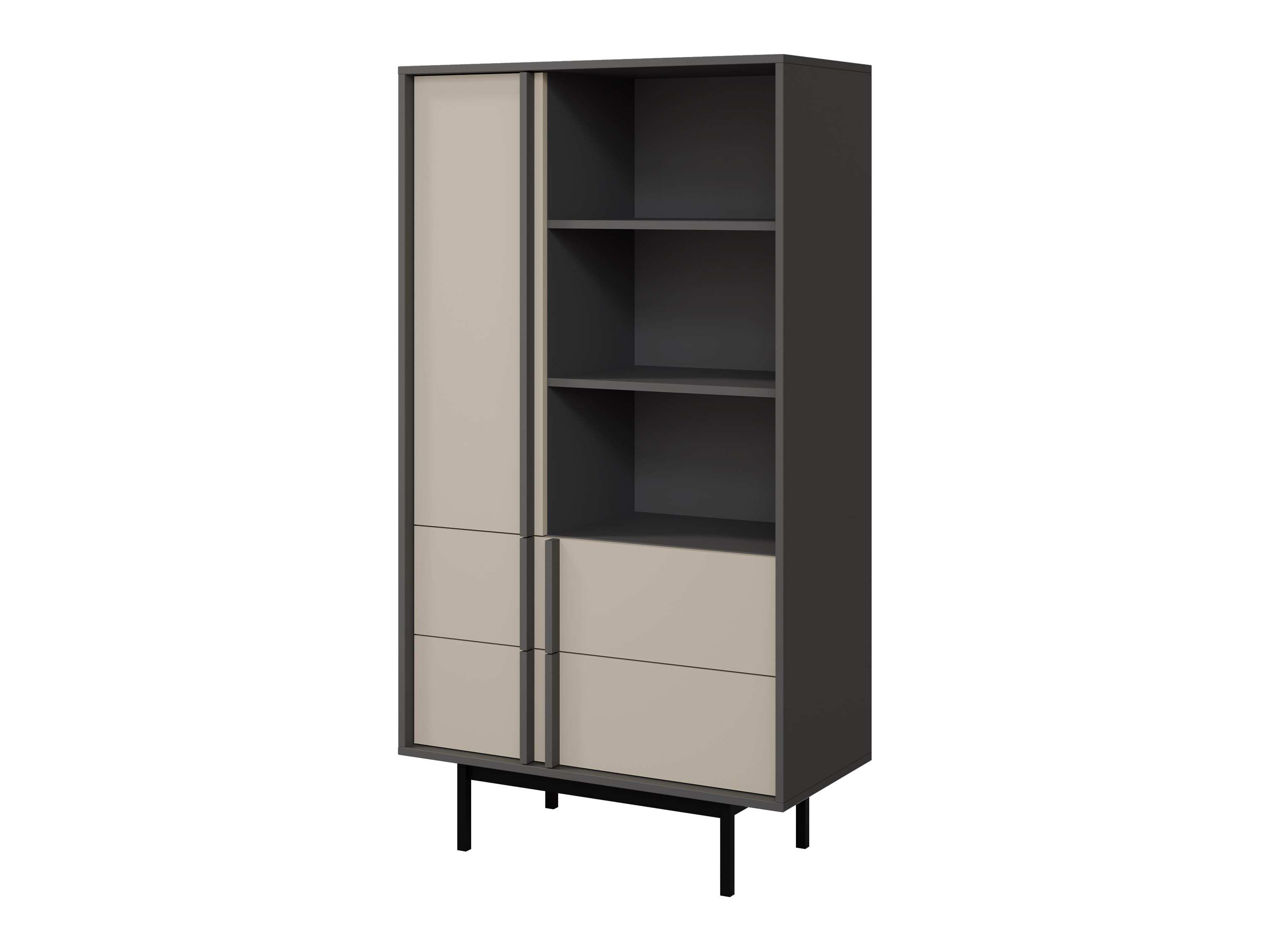 Bookcase Levali 103 (Beige)