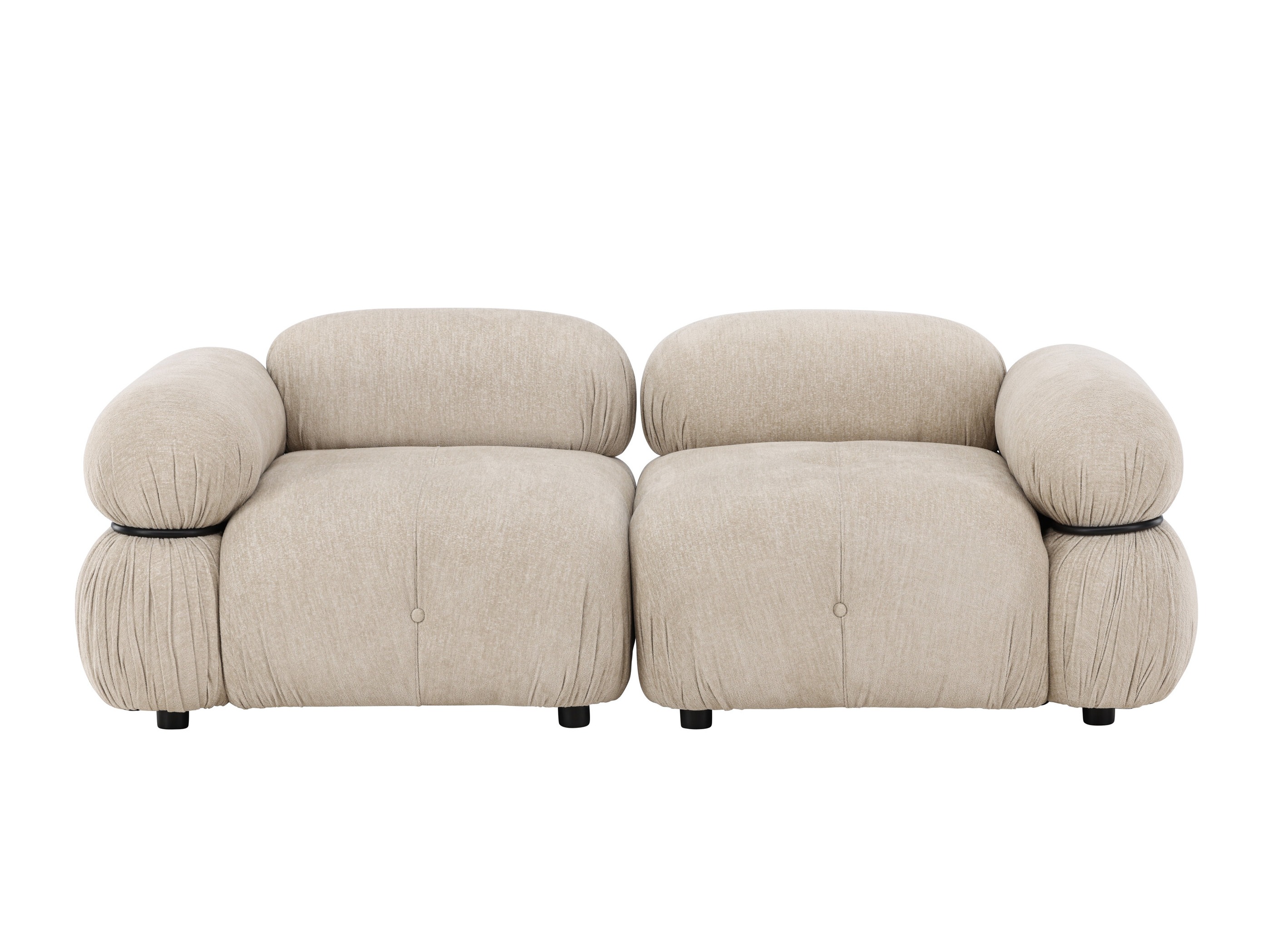 Modular sofa Evardale 103 (Beige + Black)