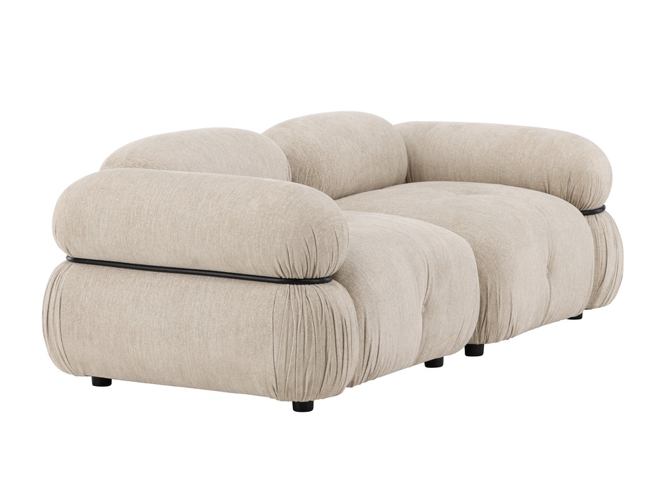 Modular sofa Evardale 103 (Beige + Black)