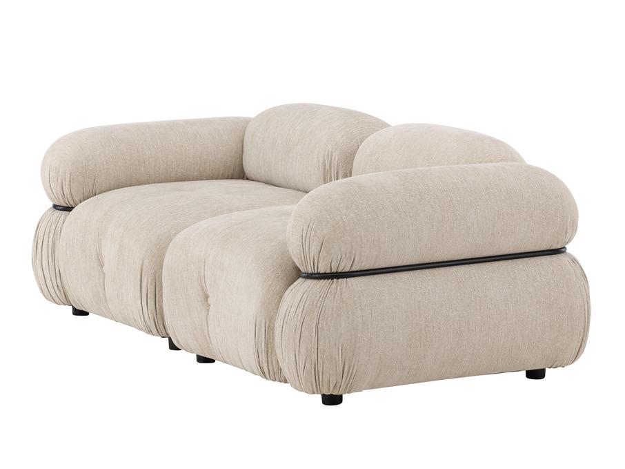 Modular sofa Evardale 103 (Beige + Black)