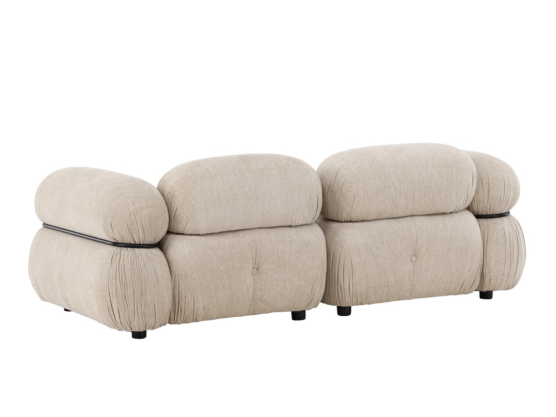 Modular sofa Evardale 103 (Beige + Black)