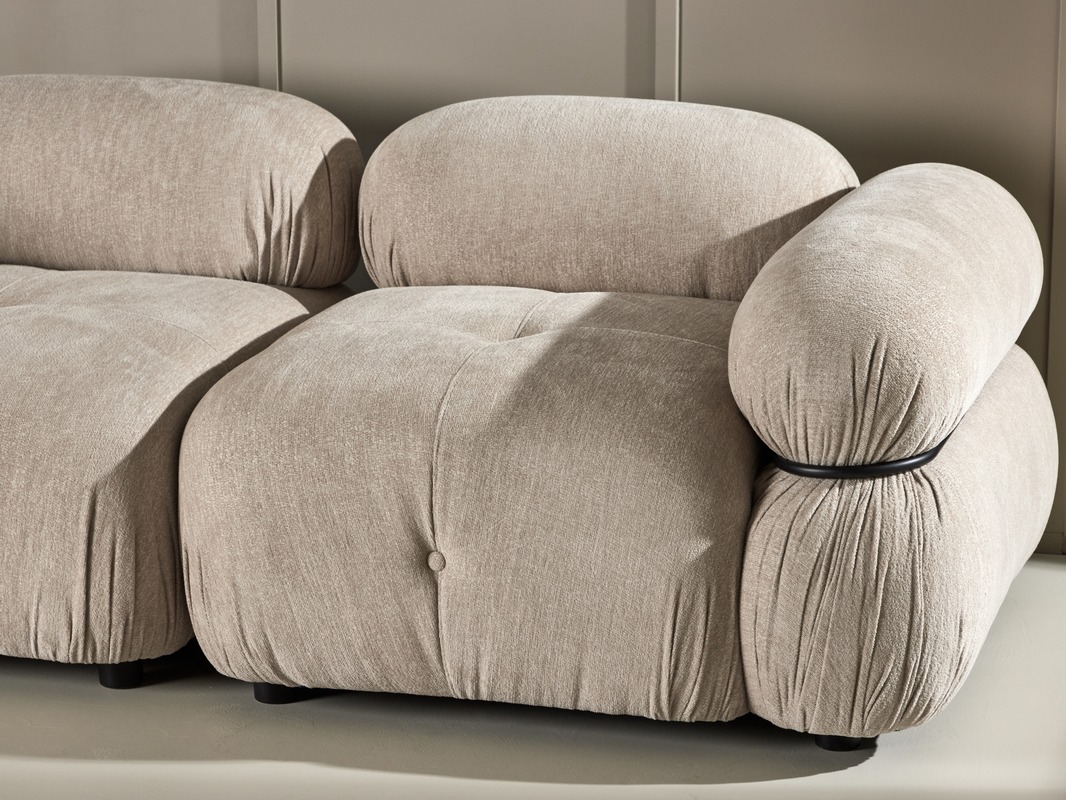 Modular sofa Evardale 103 (Beige + Black)