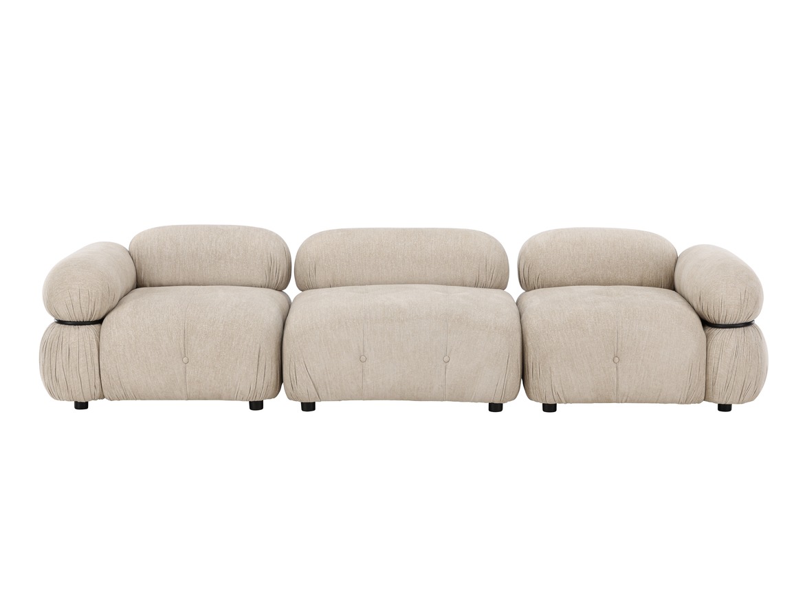 Modular sofa Evardale 104 (Beige + Black)
