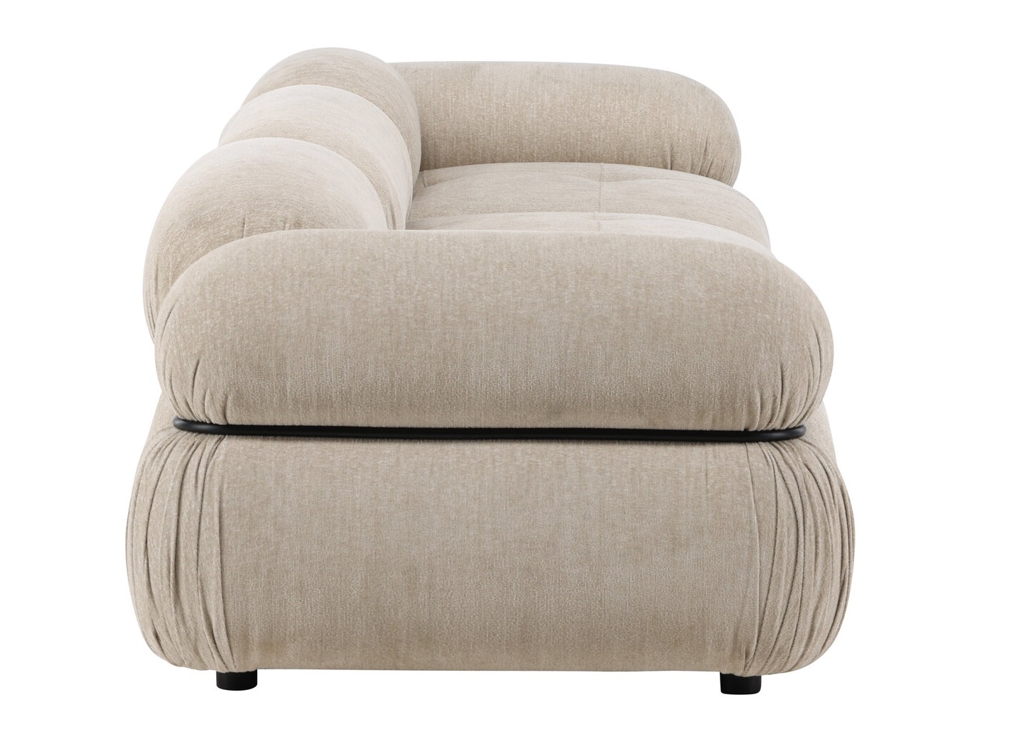 Modular sofa Evardale 104 (Beige + Black)